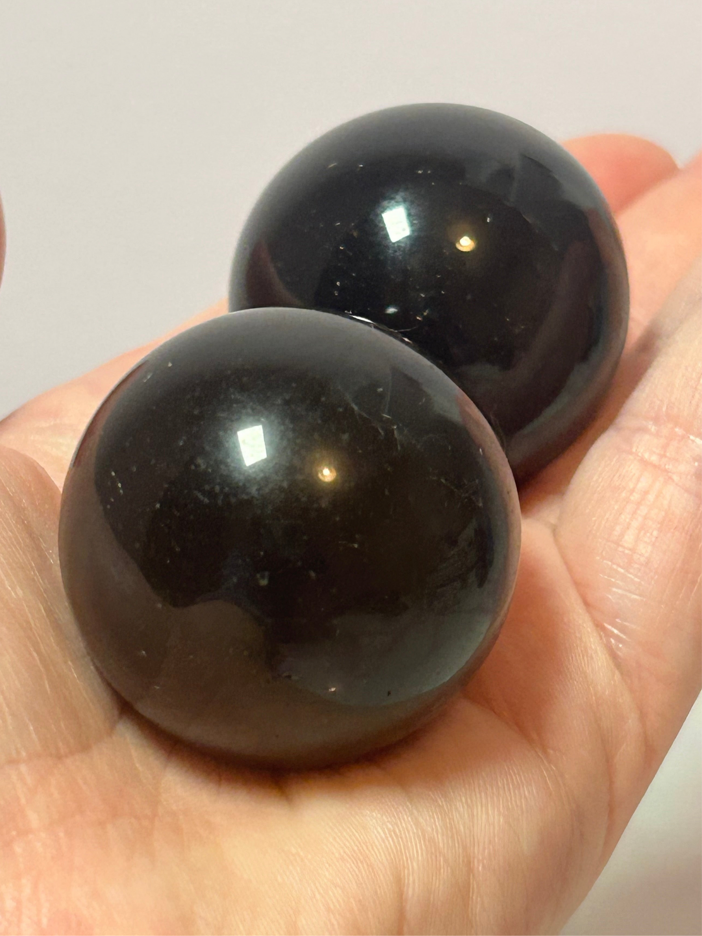 Black Obsidian Spheres - Small
