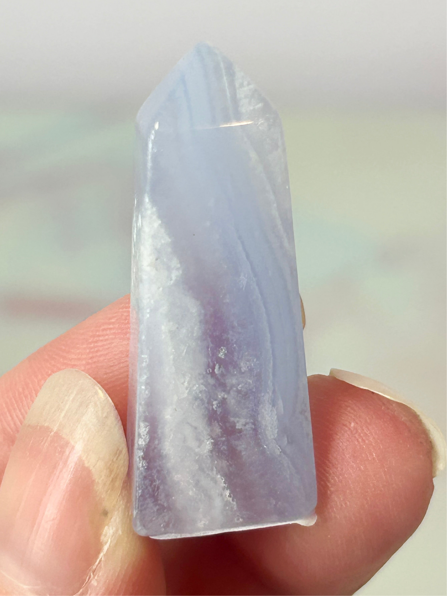 Blue Lace Agate Towers