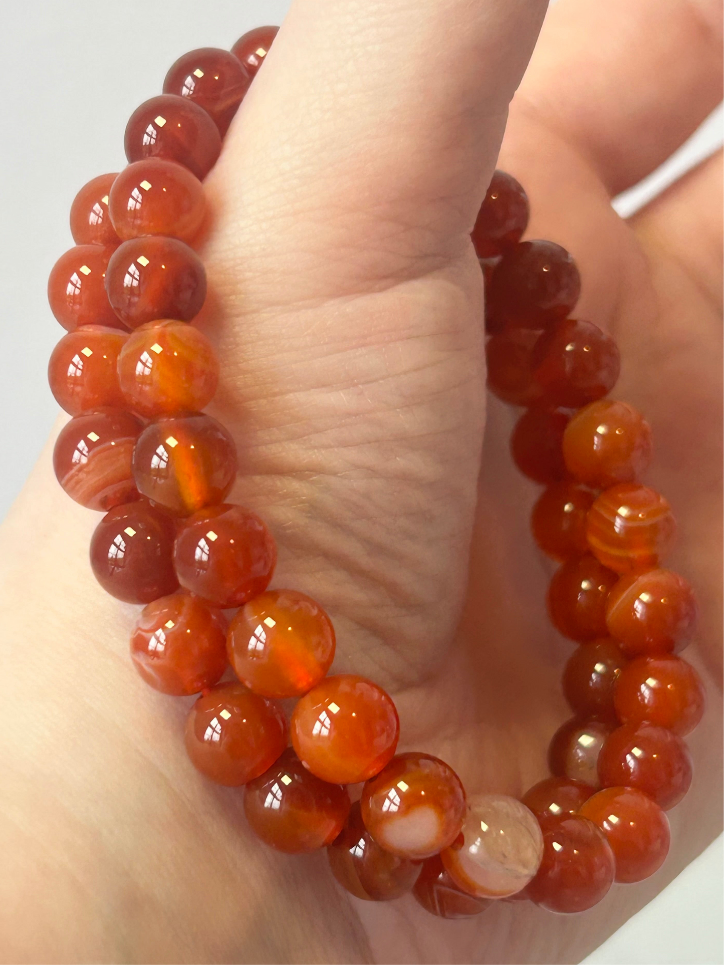 Carnelian Bracelet 8mm
