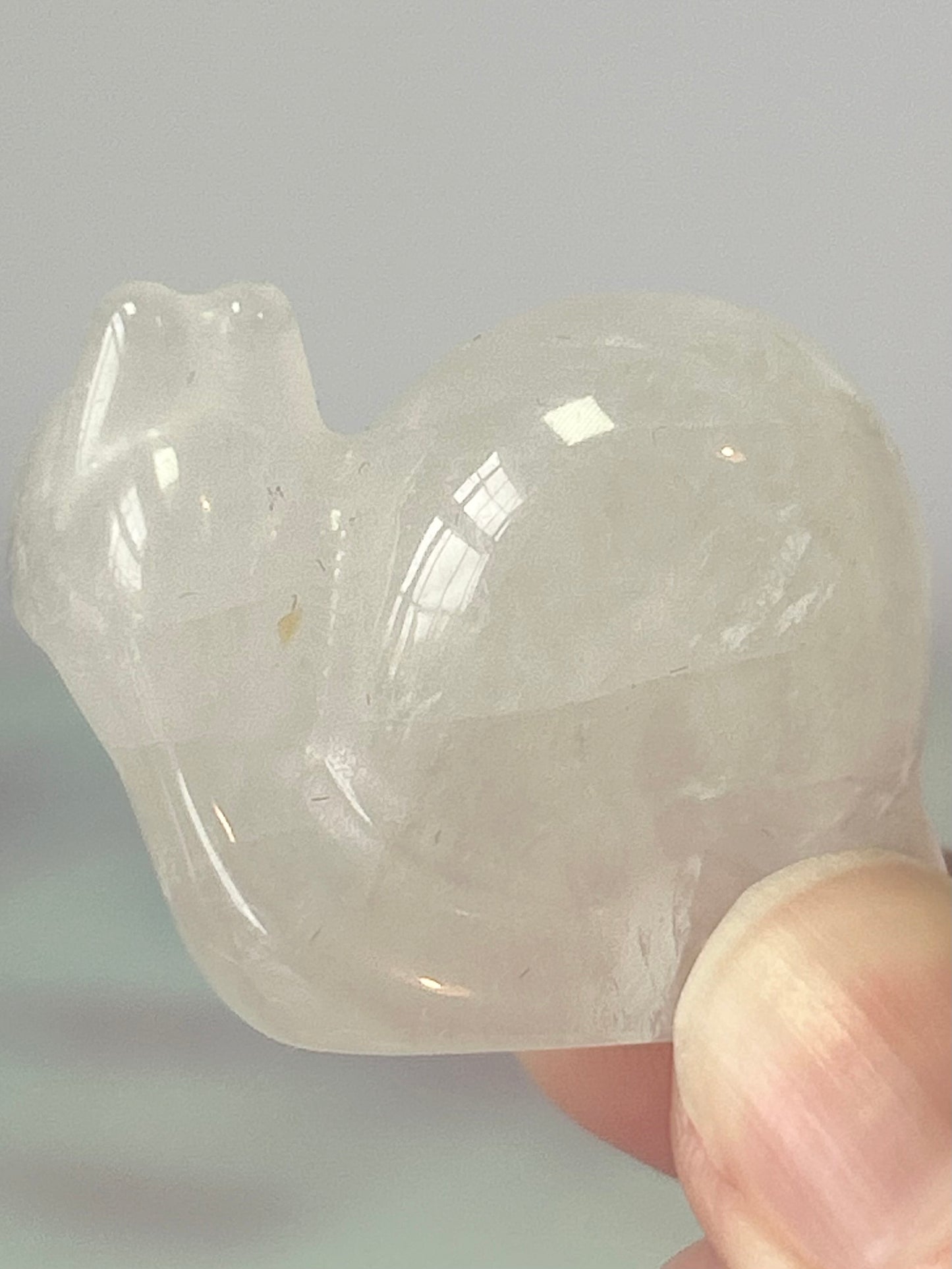 Clear Quartz Snail