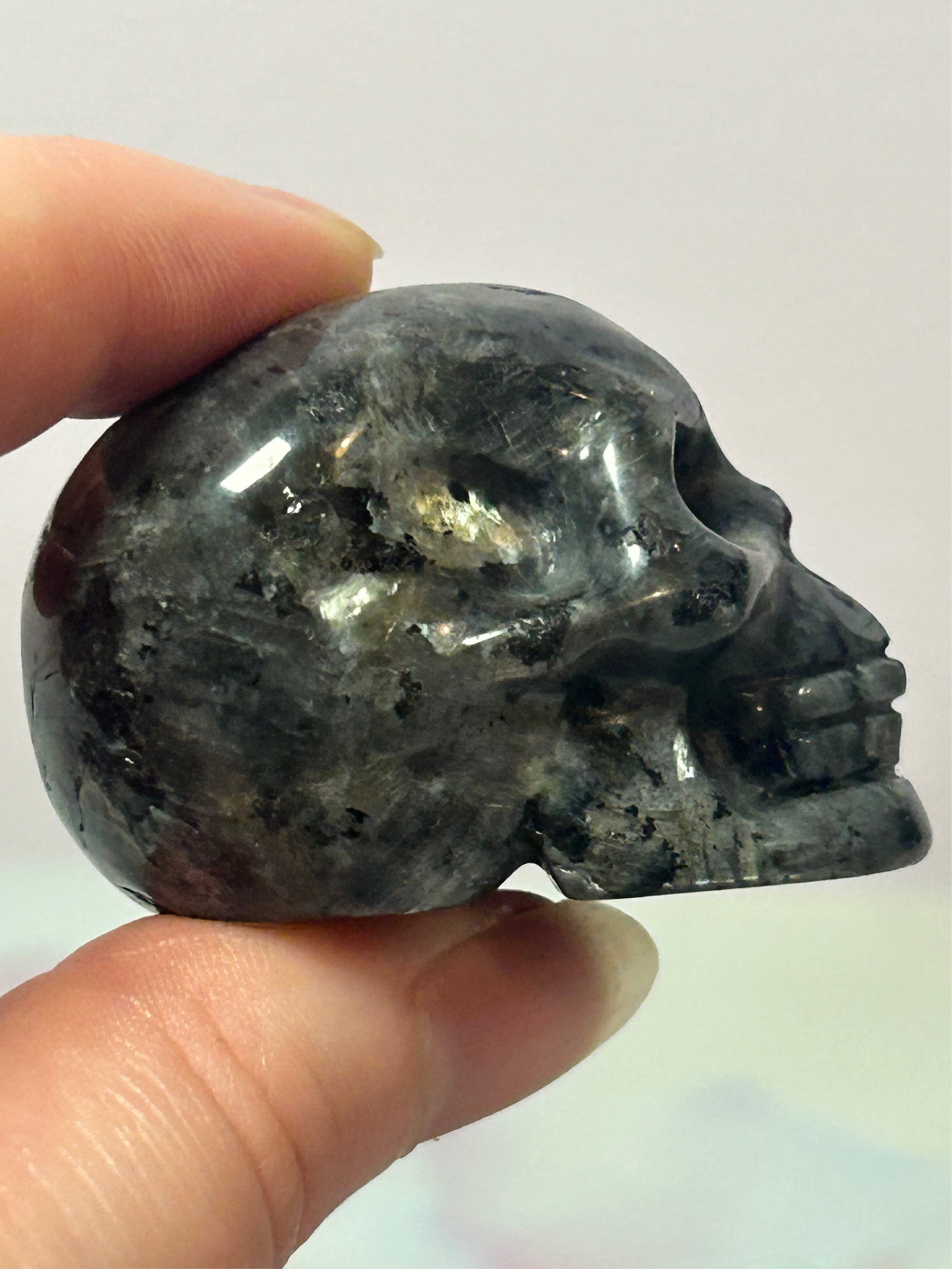 Larvikite Skull