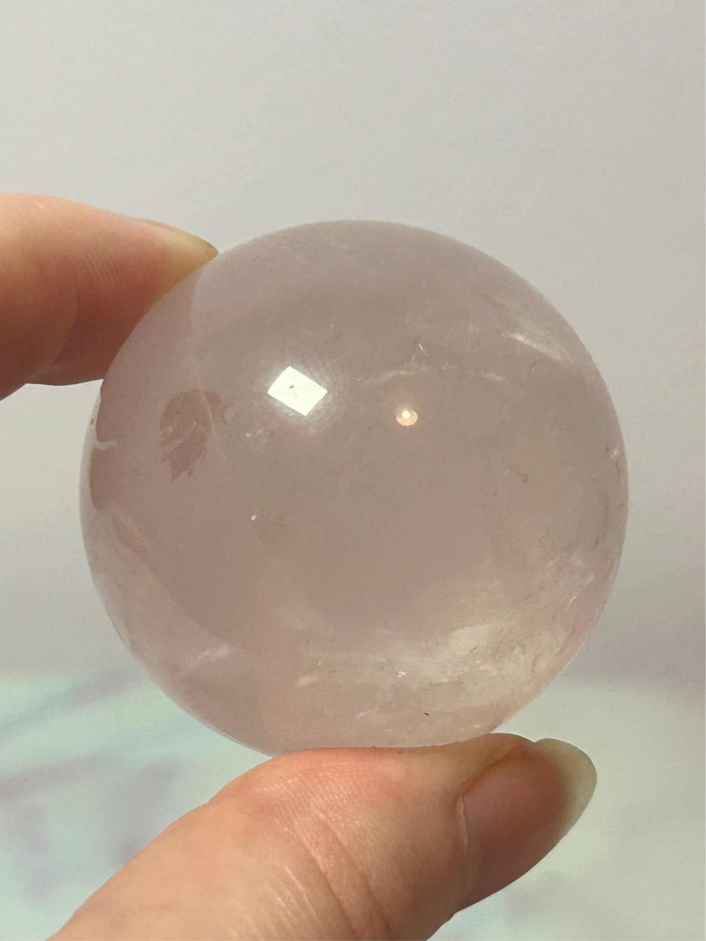 Mozambique Star Rose Quartz Spheres