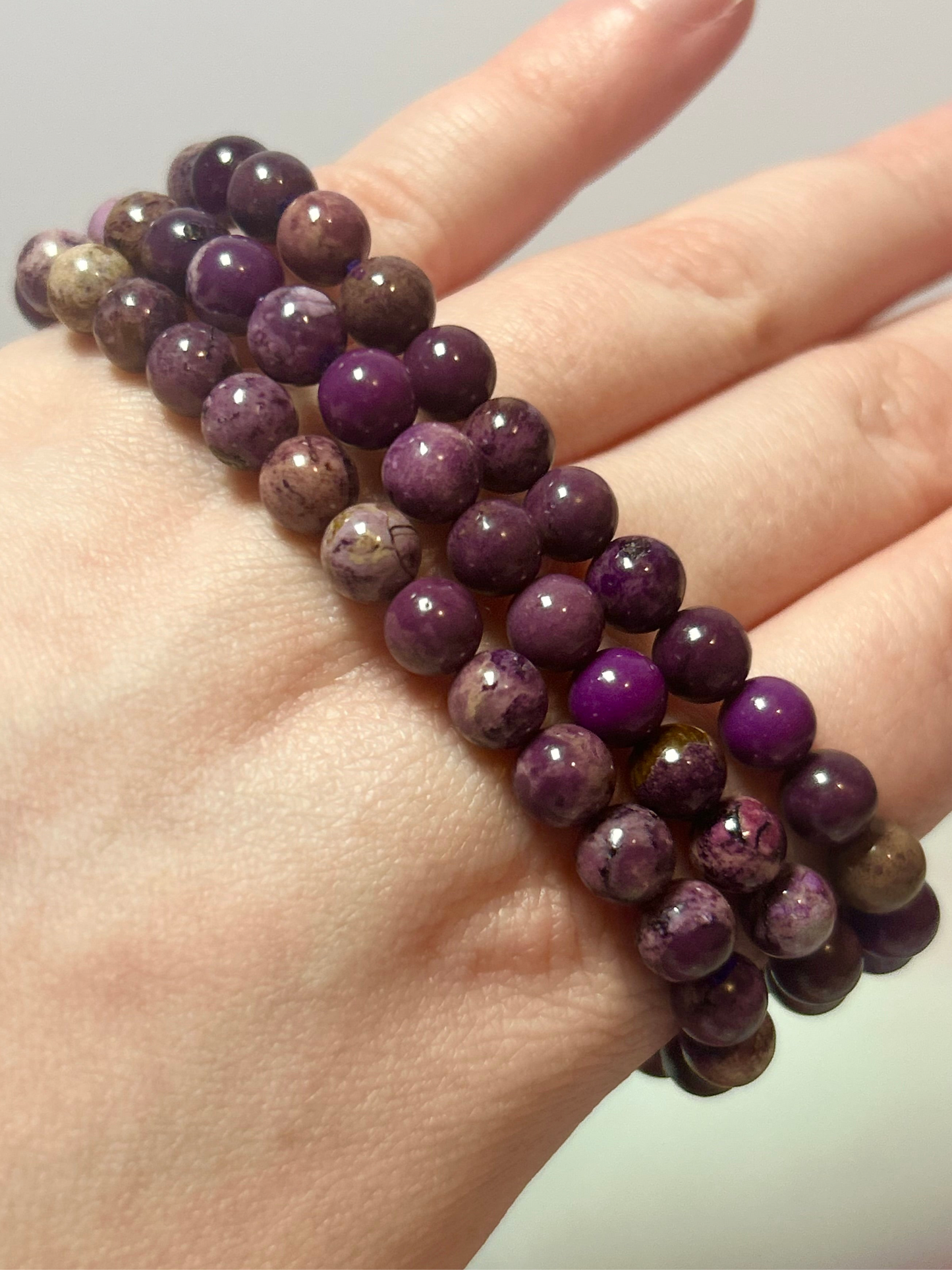 Phosphosiderite Bracelet 6mm