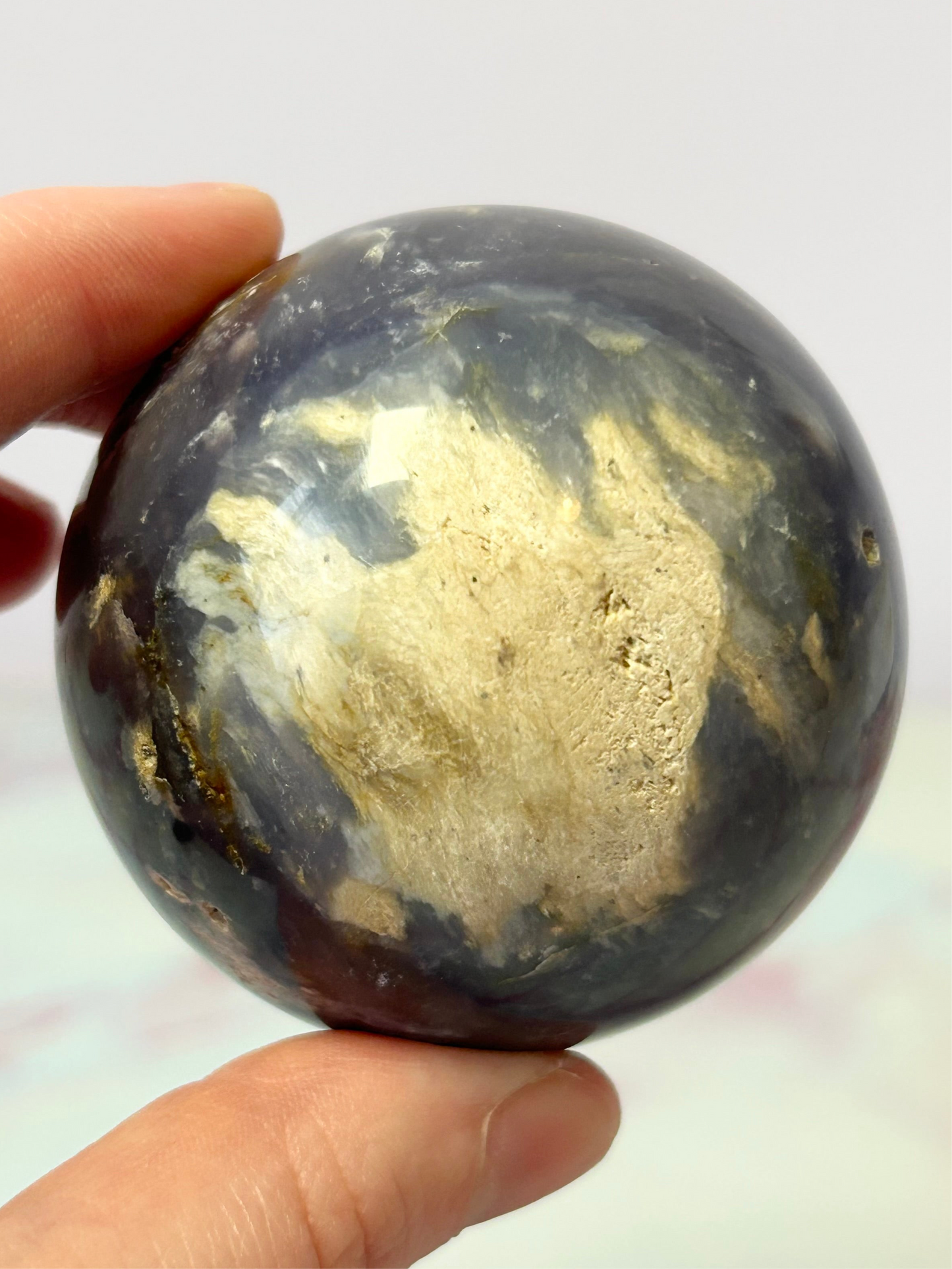 Purple Chalcedony Sphere A