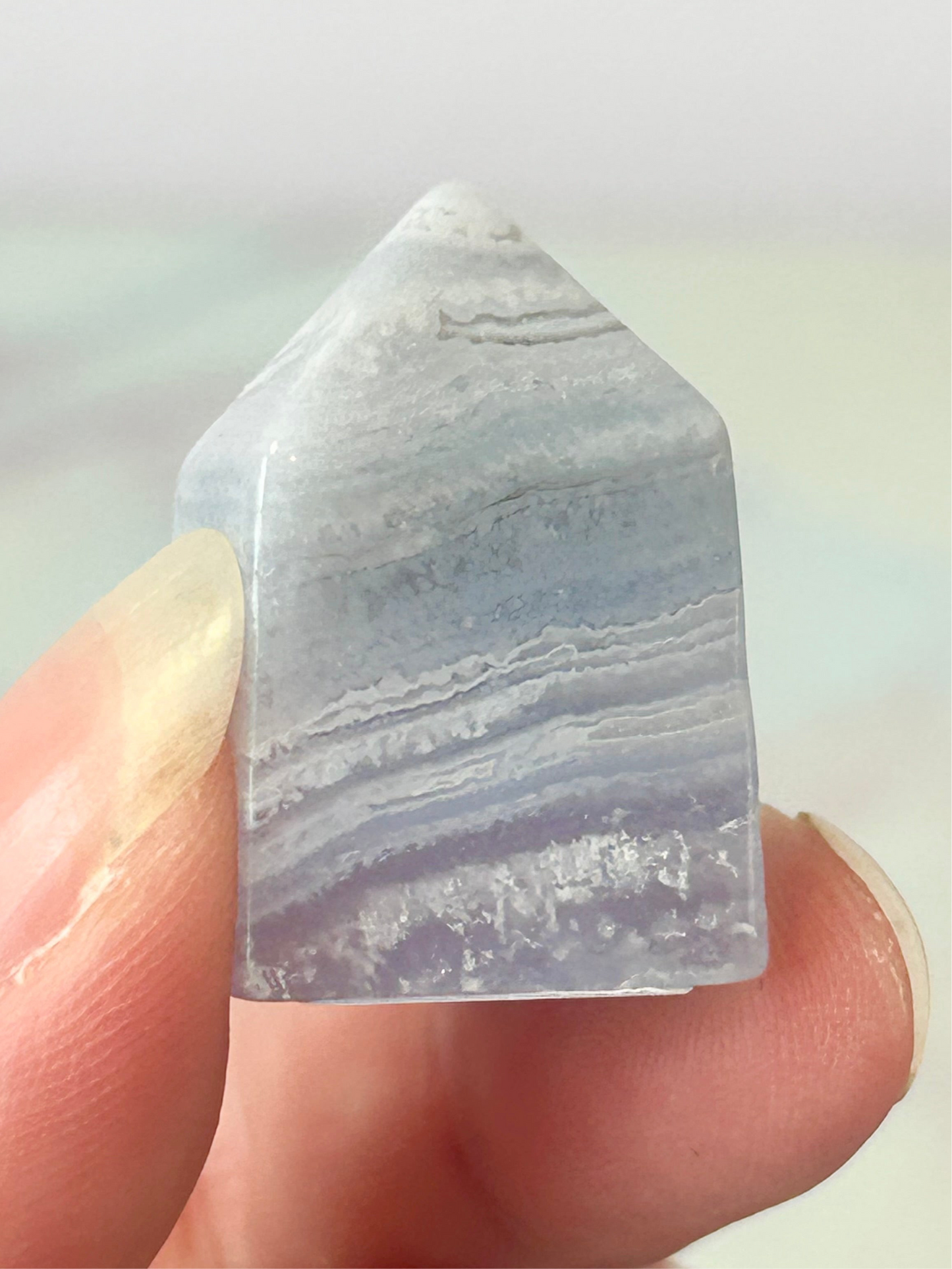 Blue Lace Agate Towers