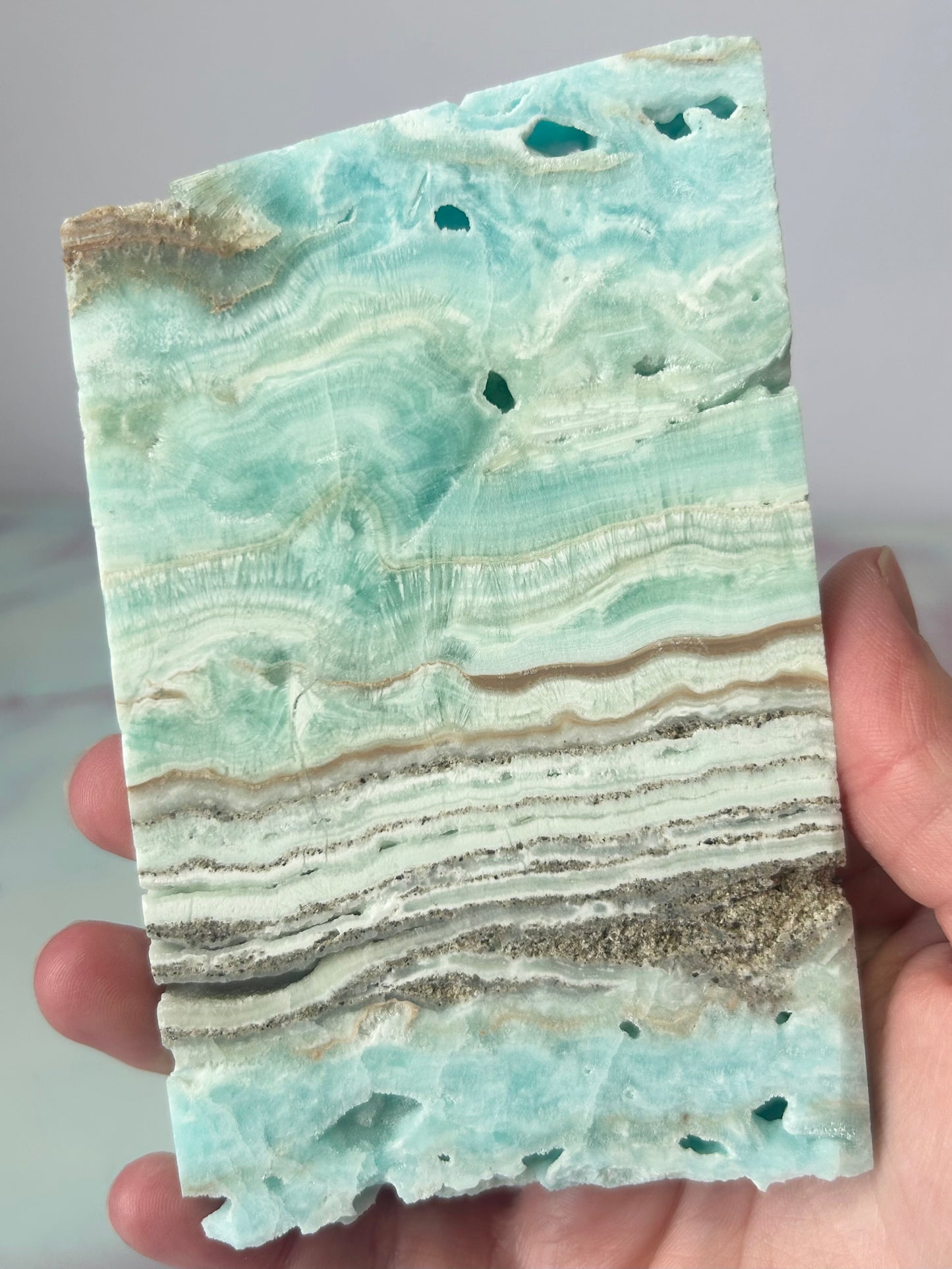 Hemimorphite Slab A