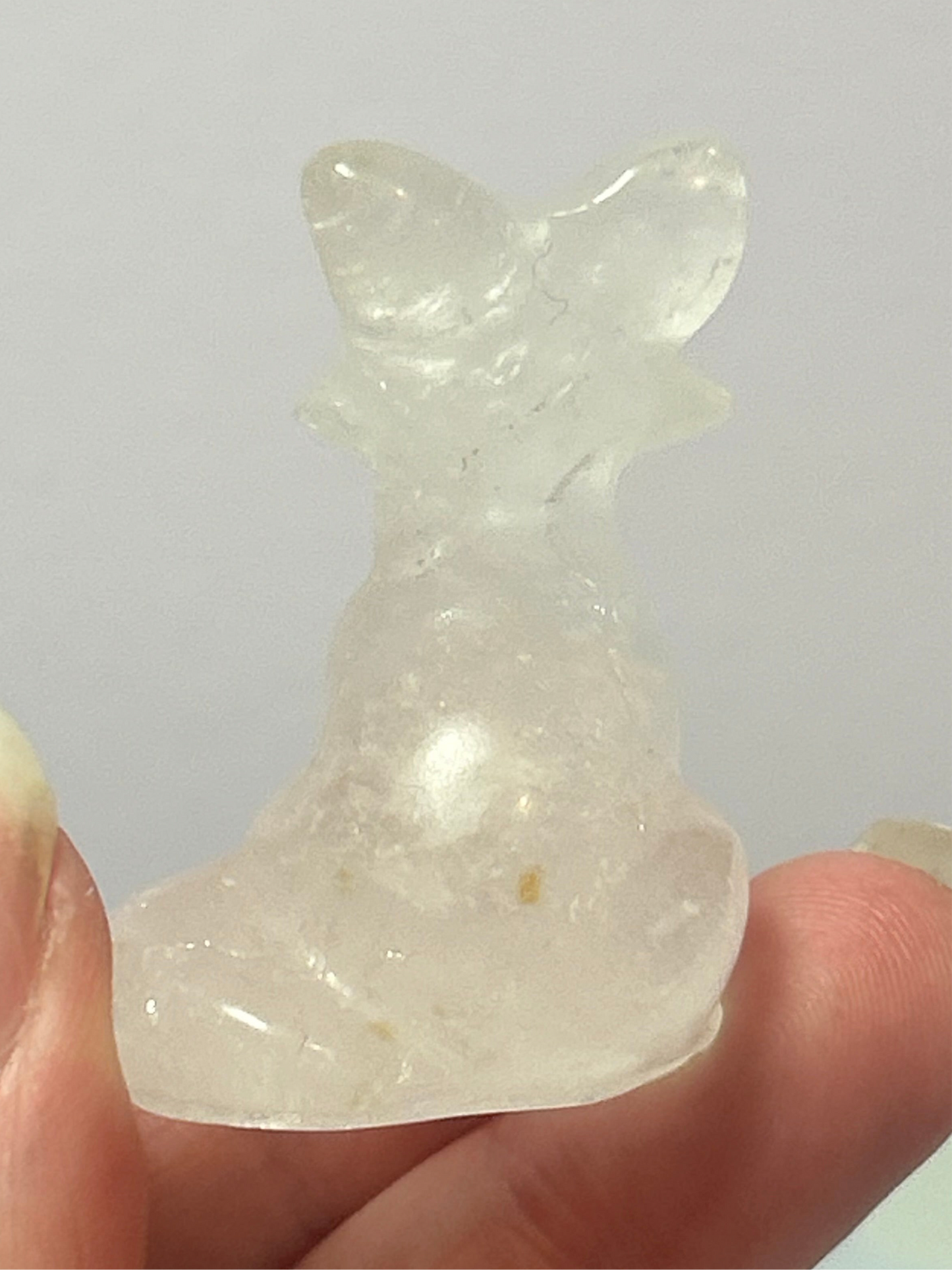 Clear Quartz Fox