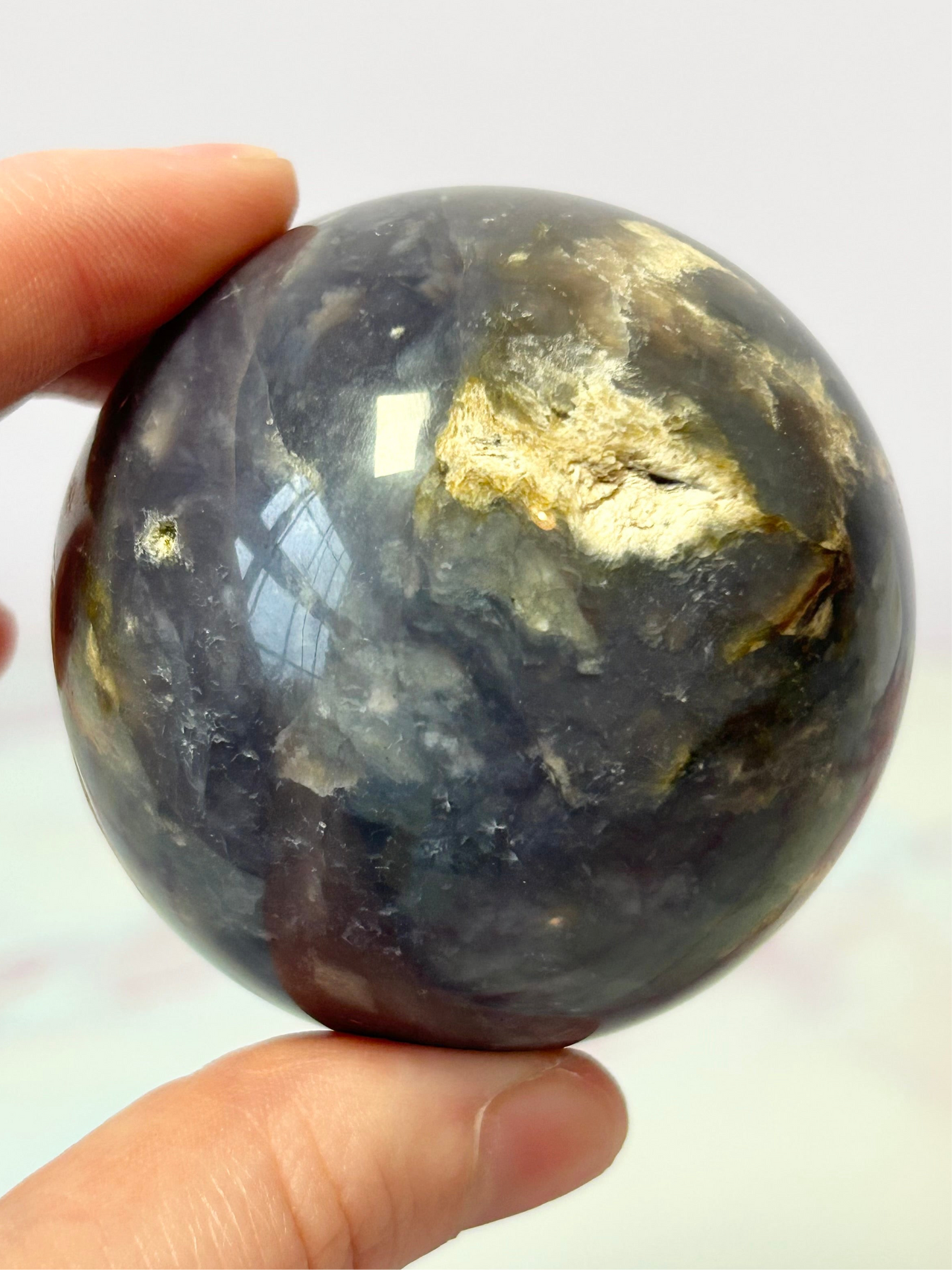 Purple Chalcedony Sphere A