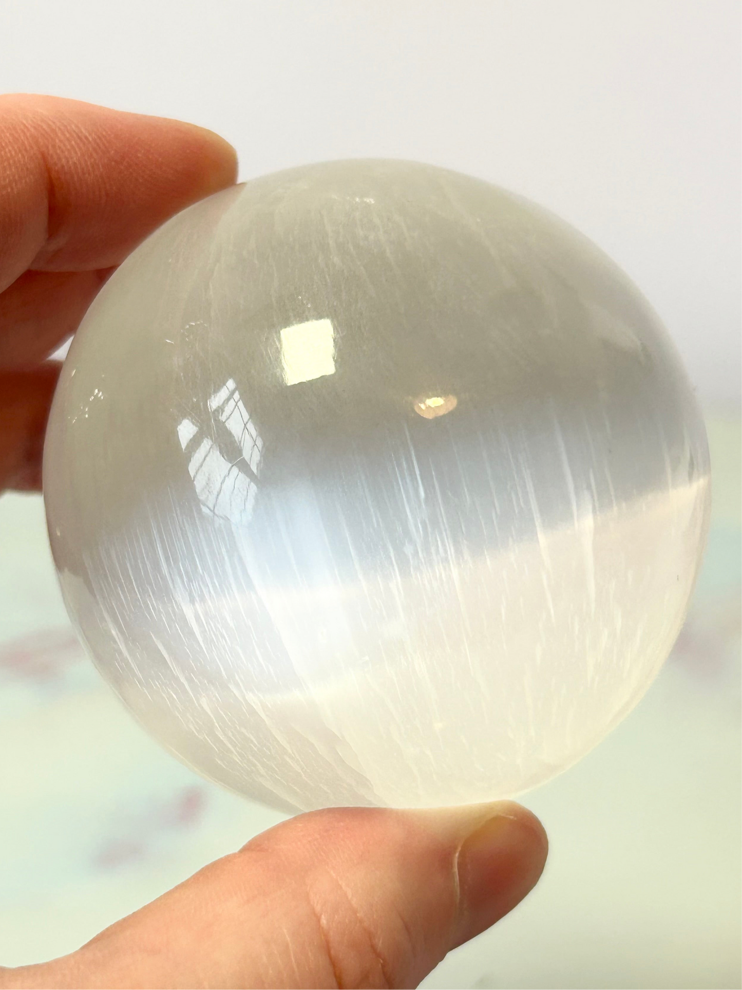 Selenite Medium Sphere