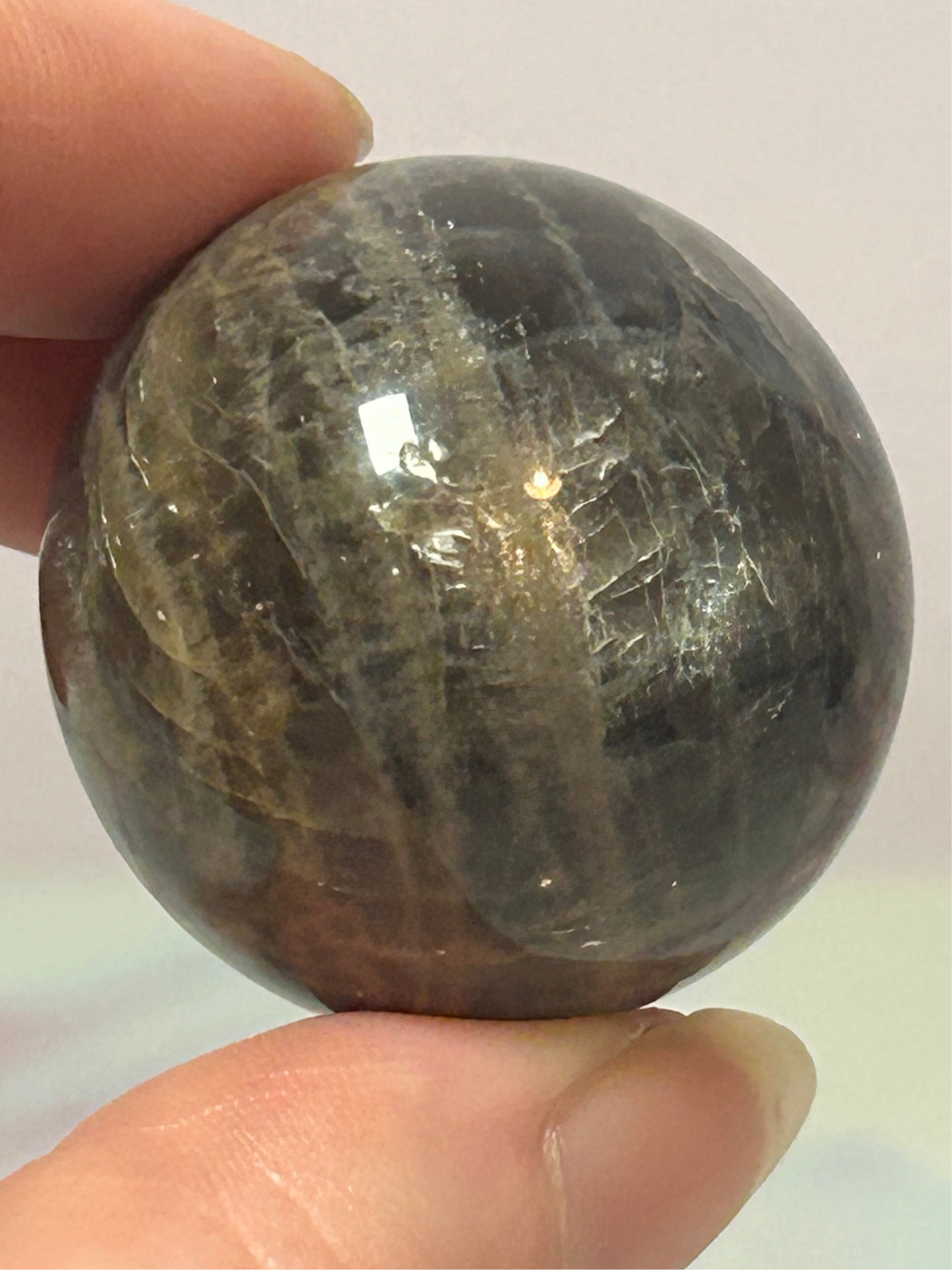 Black Moonstone Sphere A