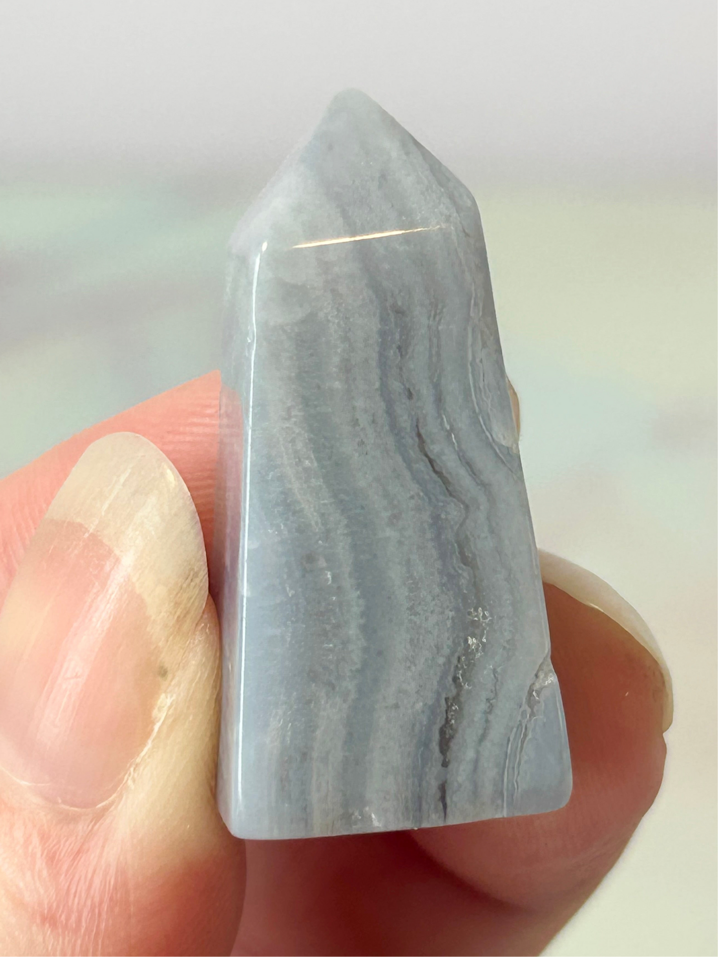 Blue Lace Agate Towers