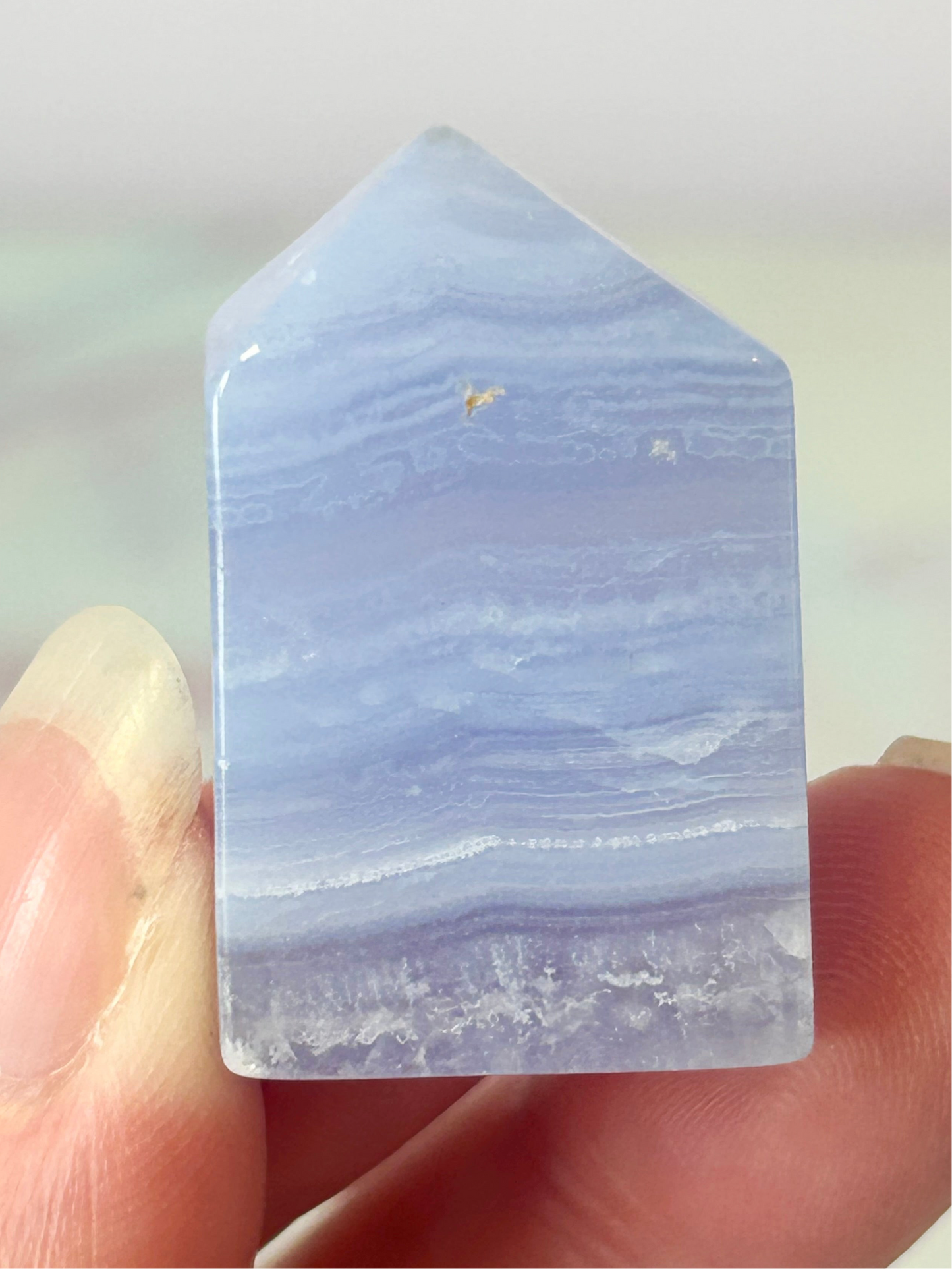 Blue Lace Agate Towers