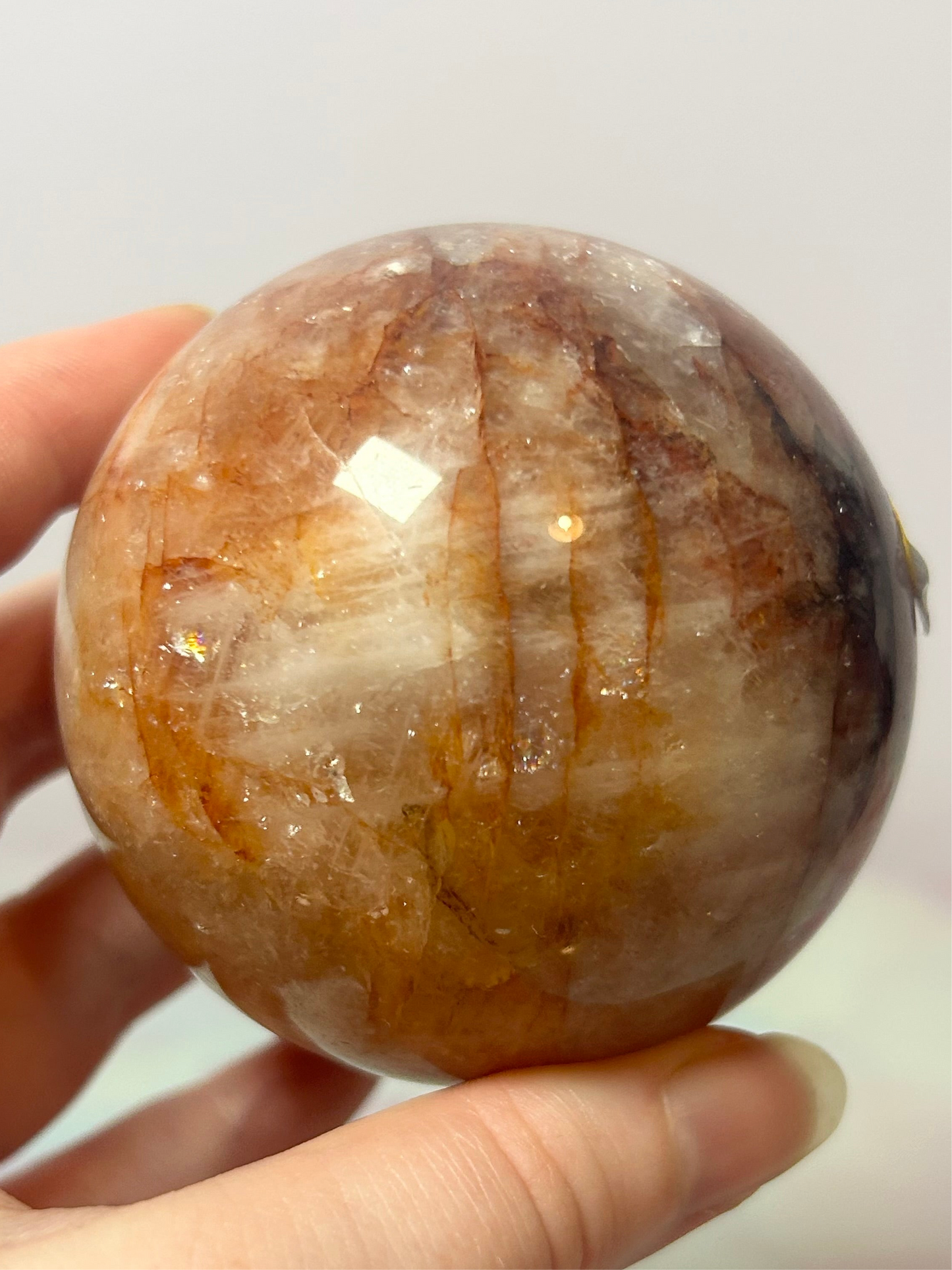 Fire Quartz Sphere B