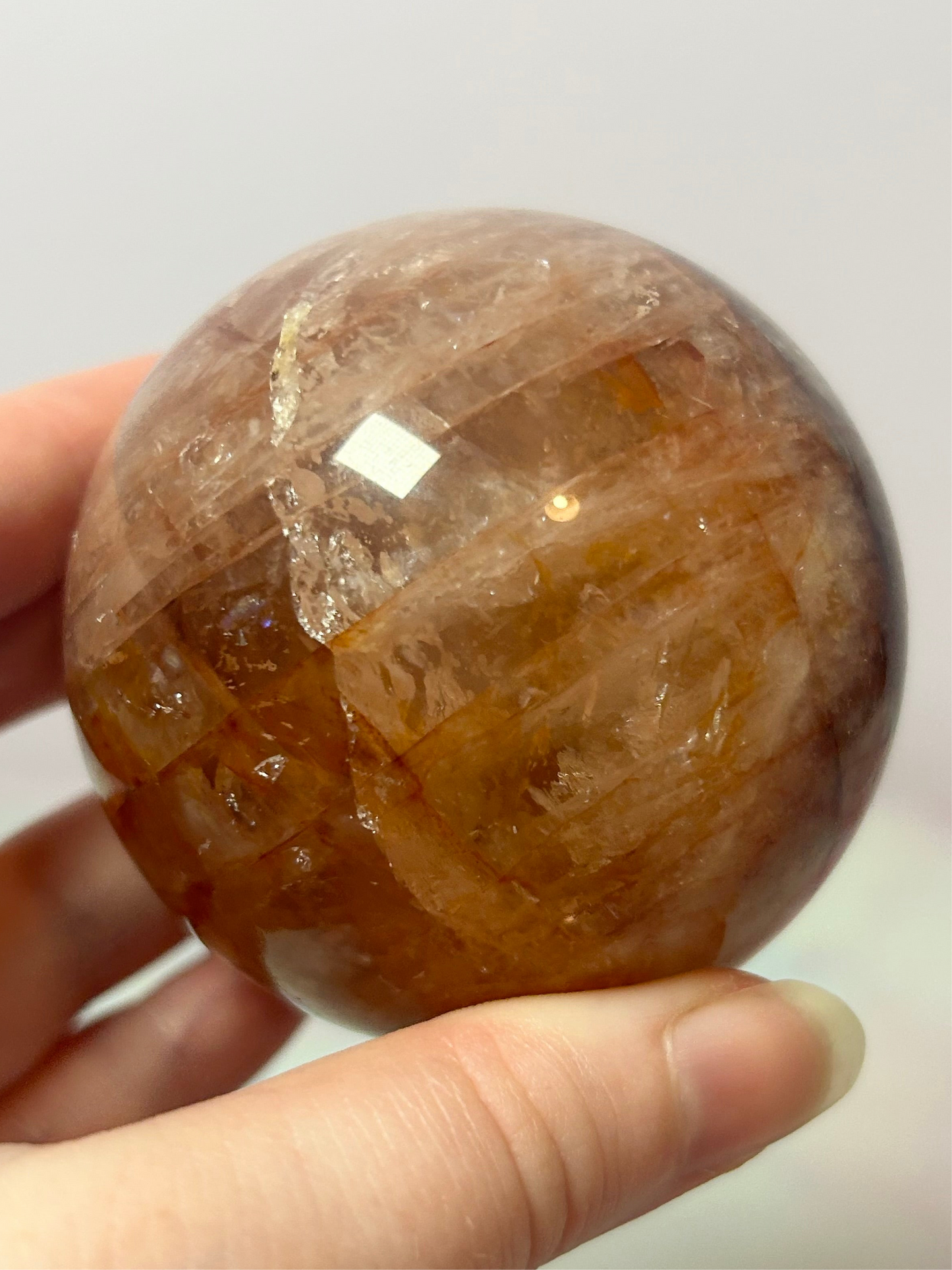 Fire Quartz Sphere A