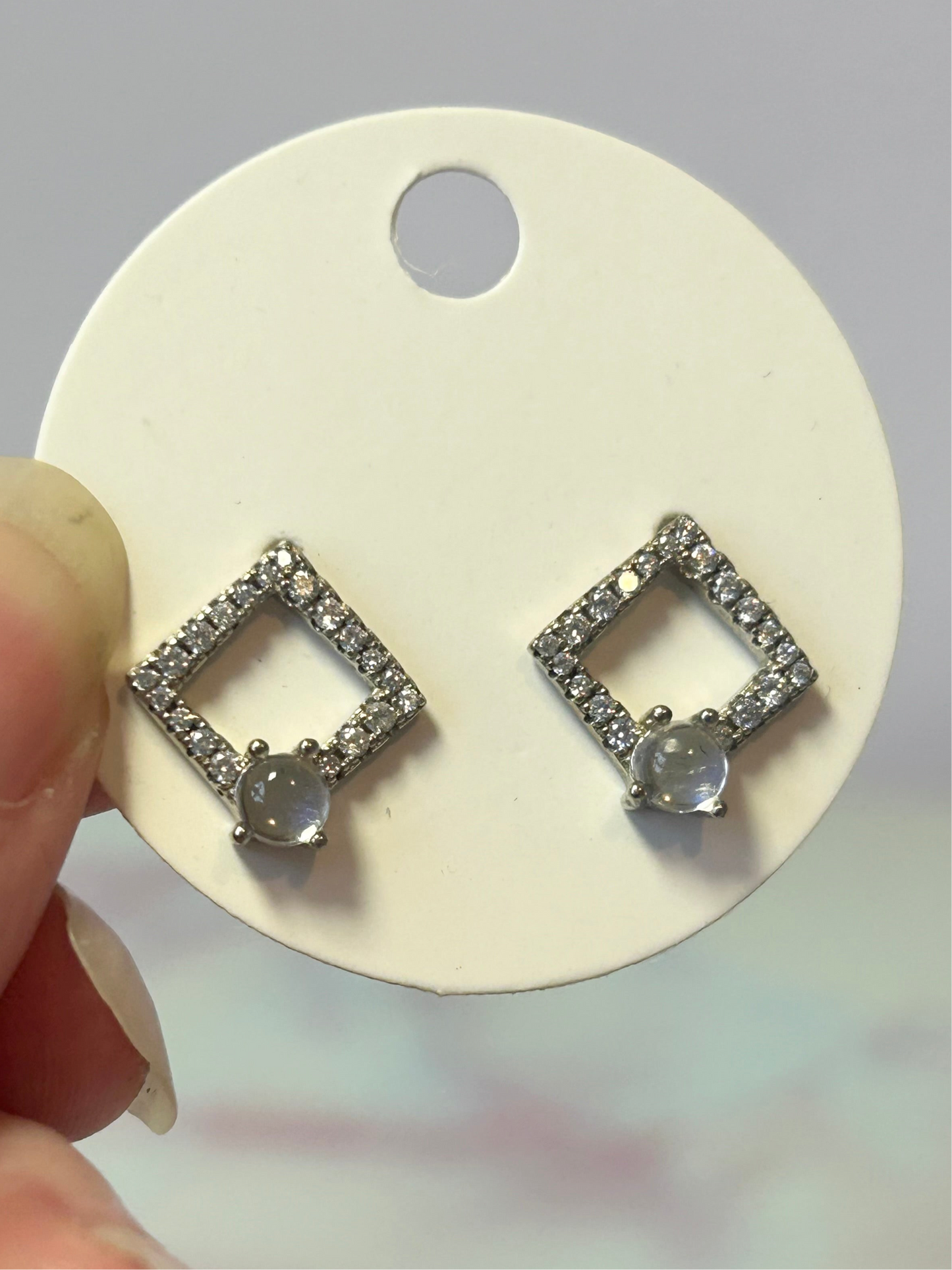 Moonstone Earrings S925