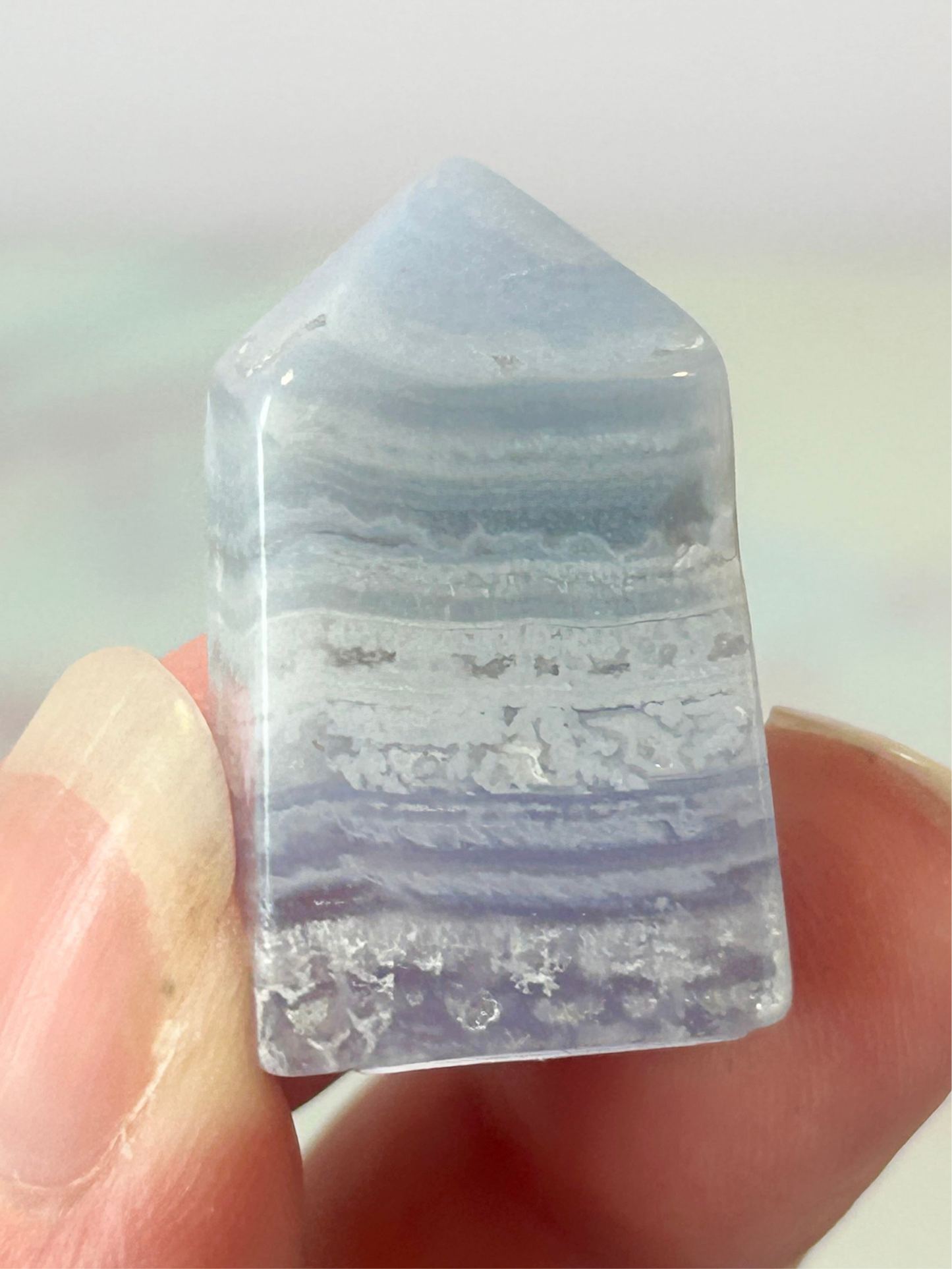 Blue Lace Agate Towers