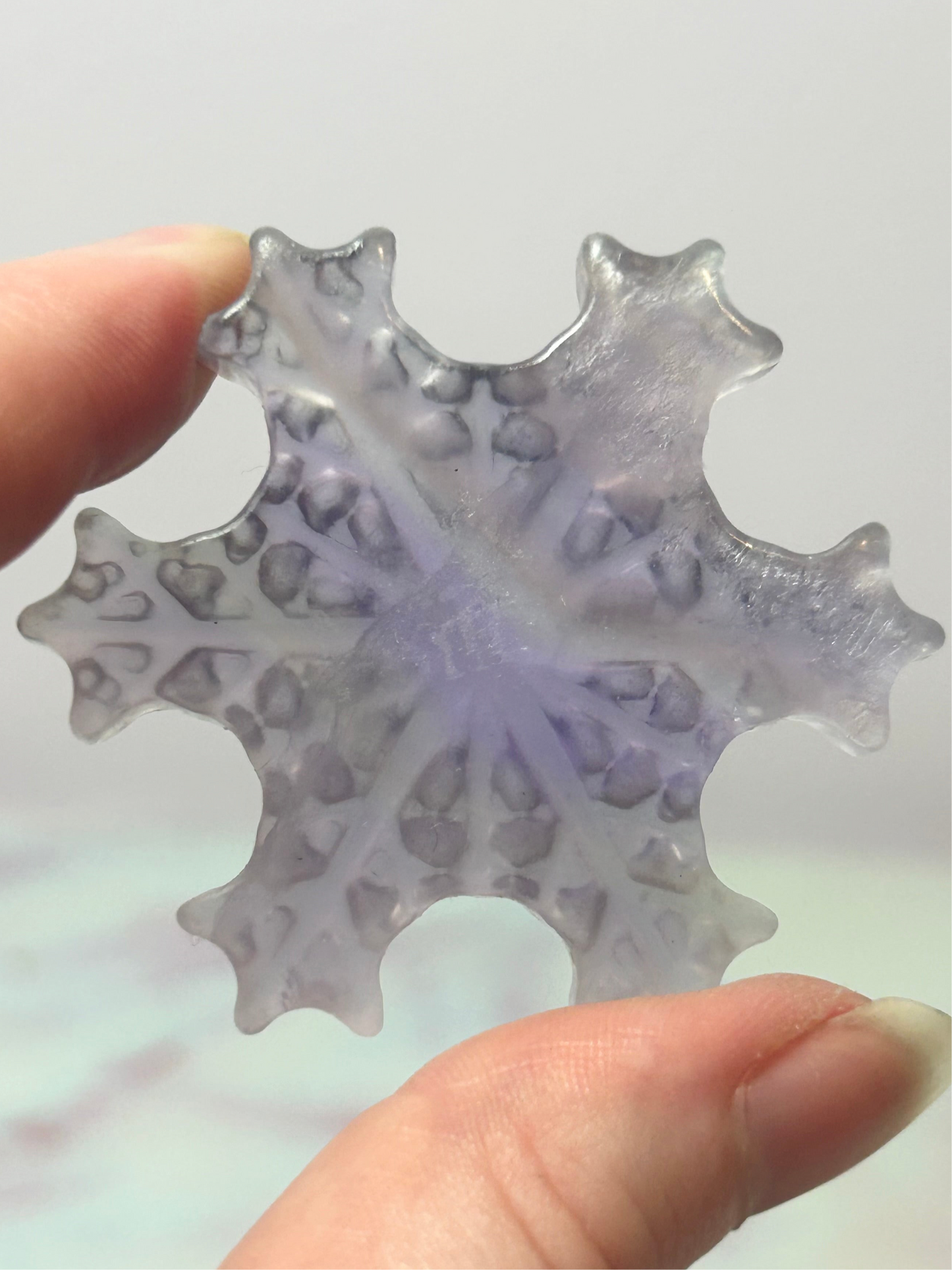Fluorite Snowflake