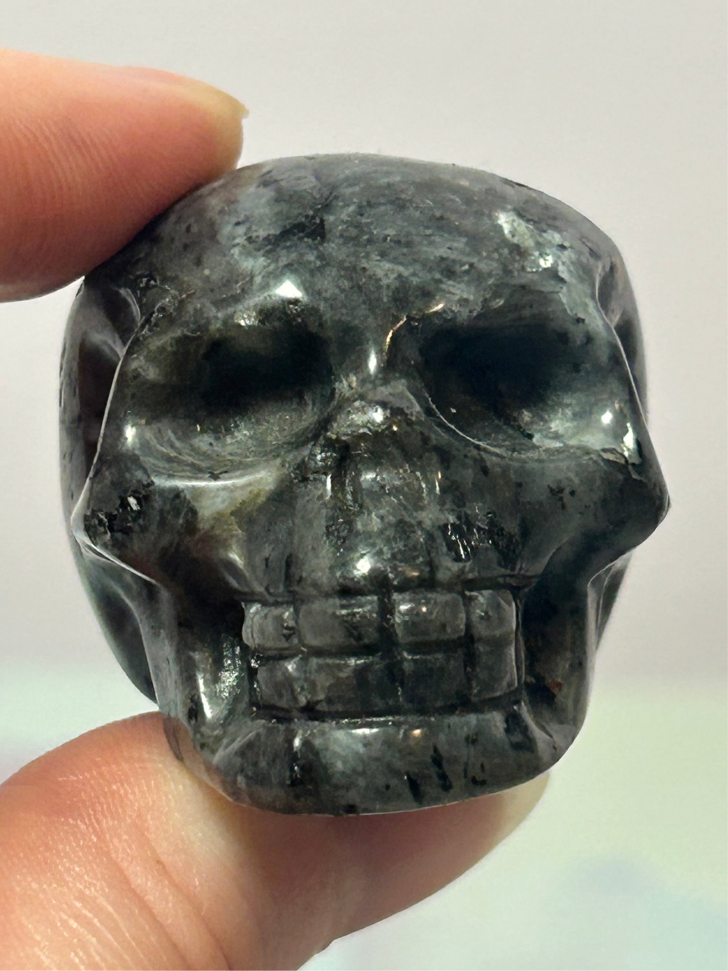 Larvikite Skull