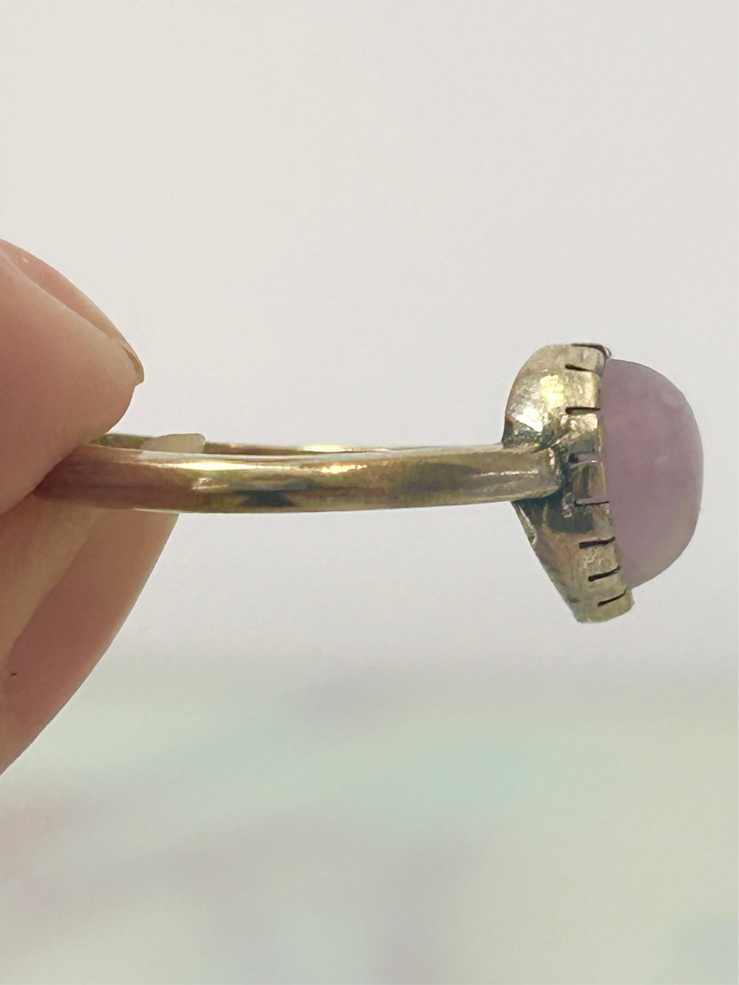 Kunzite S925 Adjustable Rings