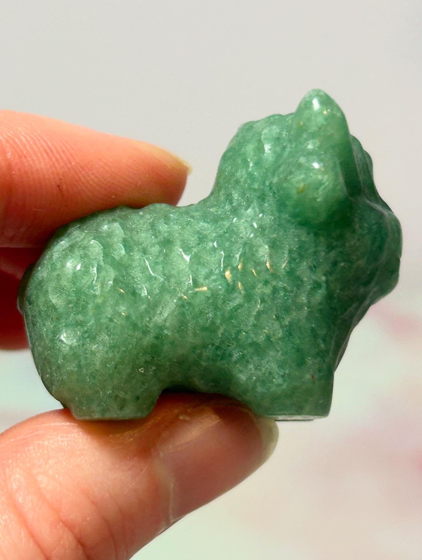 Green Aventurine Highland Cow