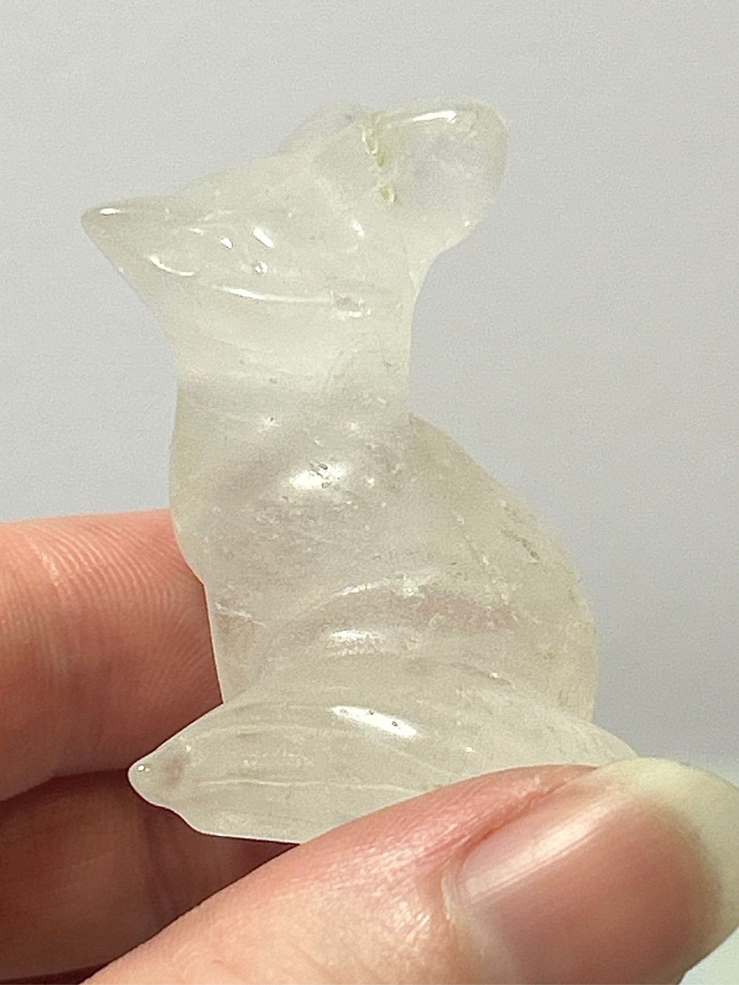 Clear Quartz Fox