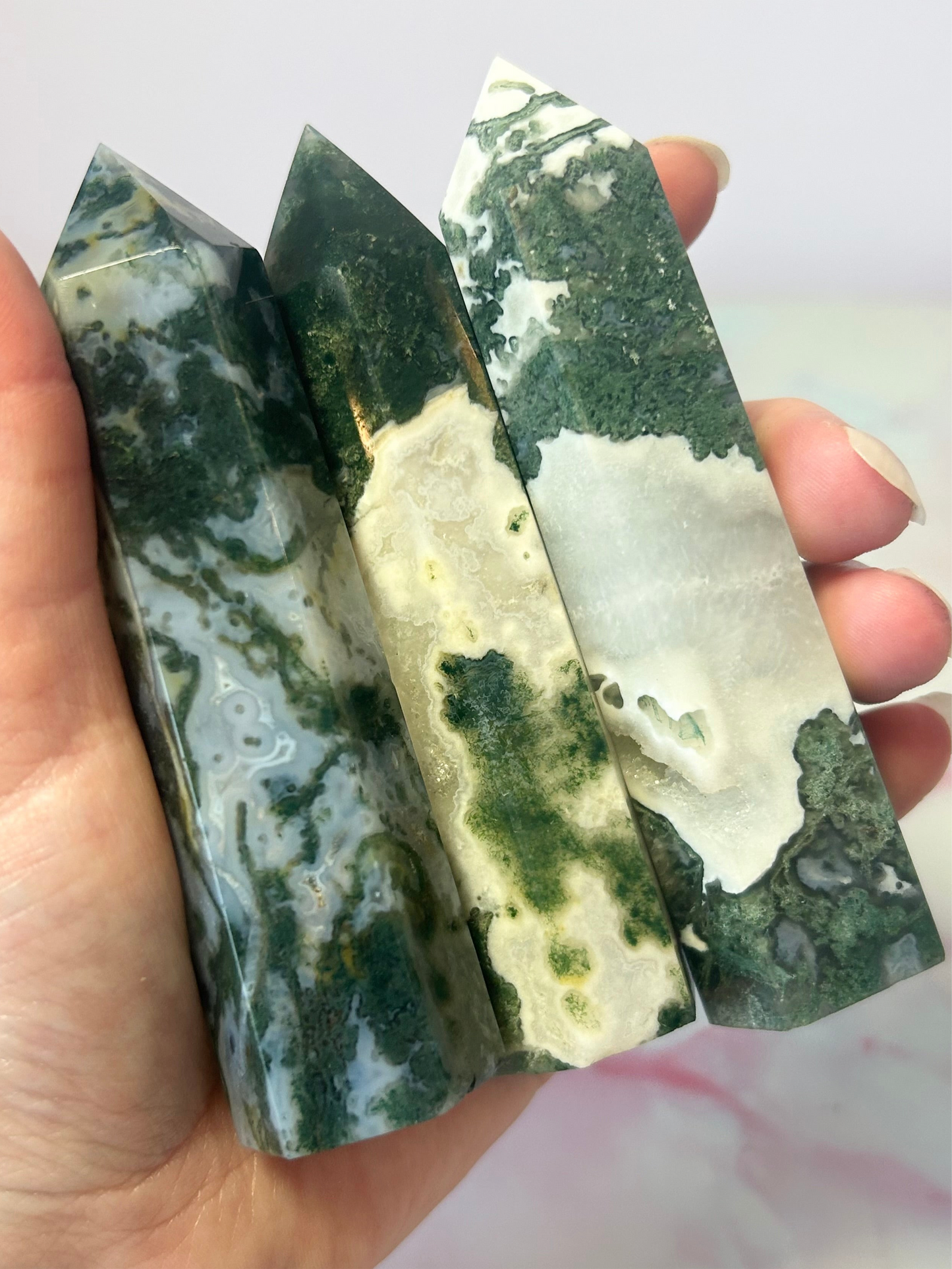 Moss Agate Towers