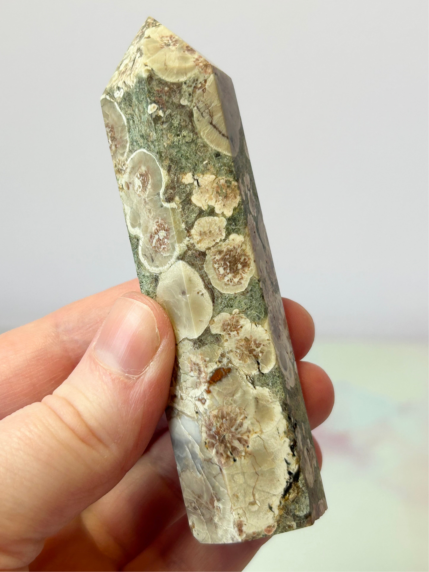 Green Flower Jasper Tower B
