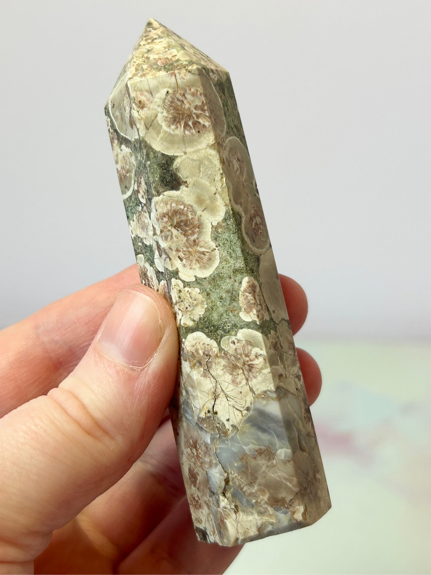 Green Flower Jasper Tower B