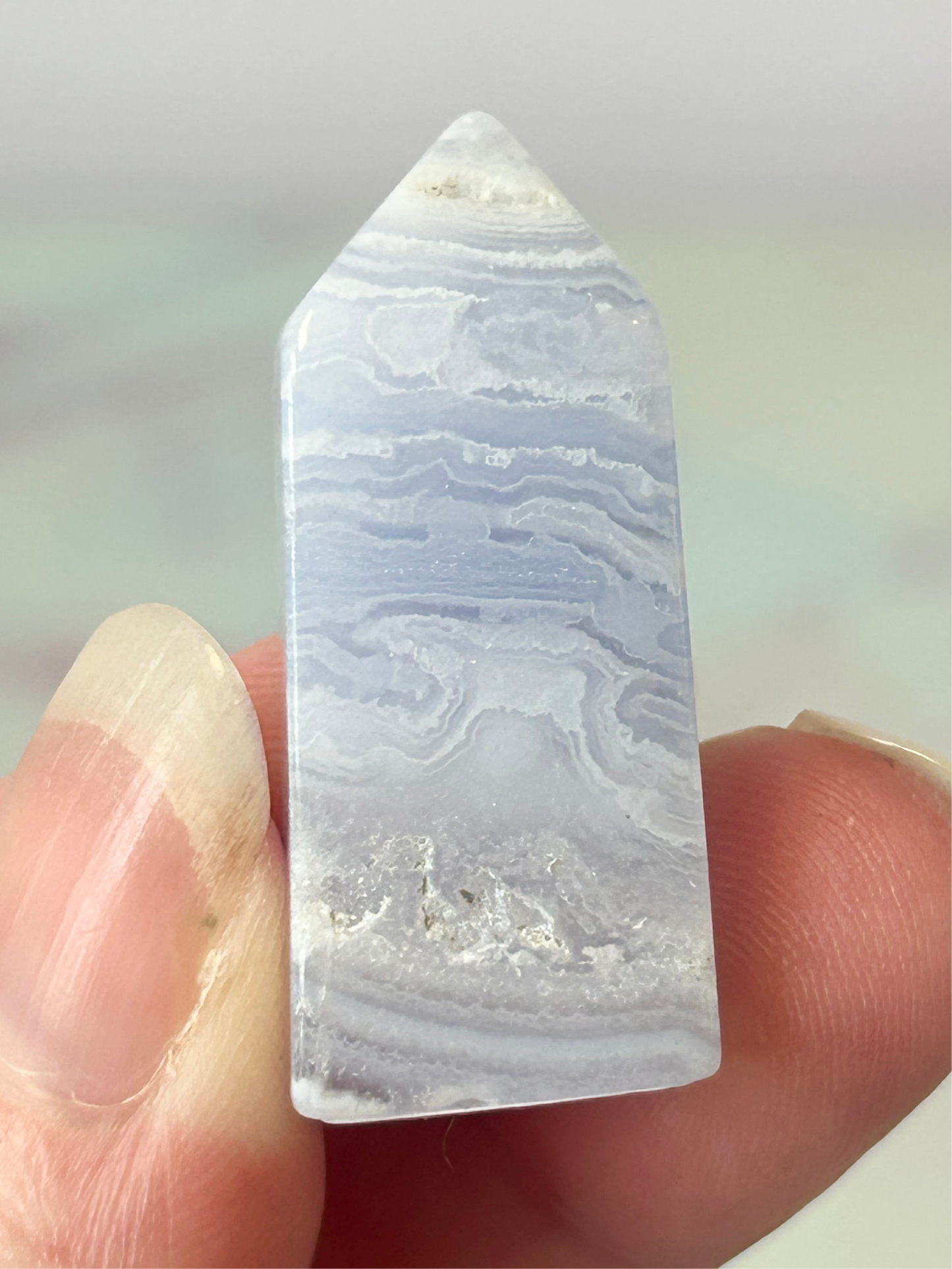 Blue Lace Agate Towers
