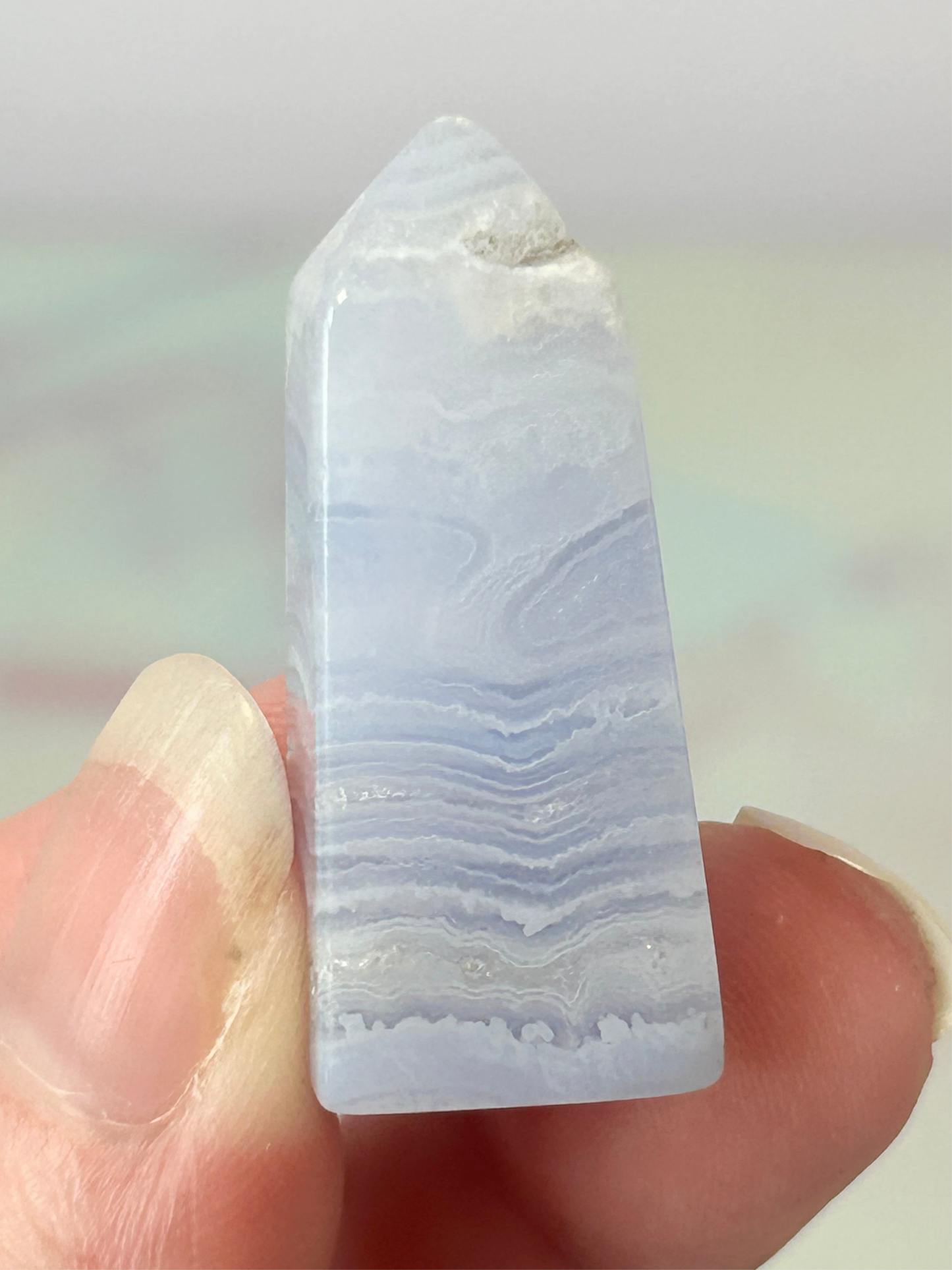 Blue Lace Agate Towers