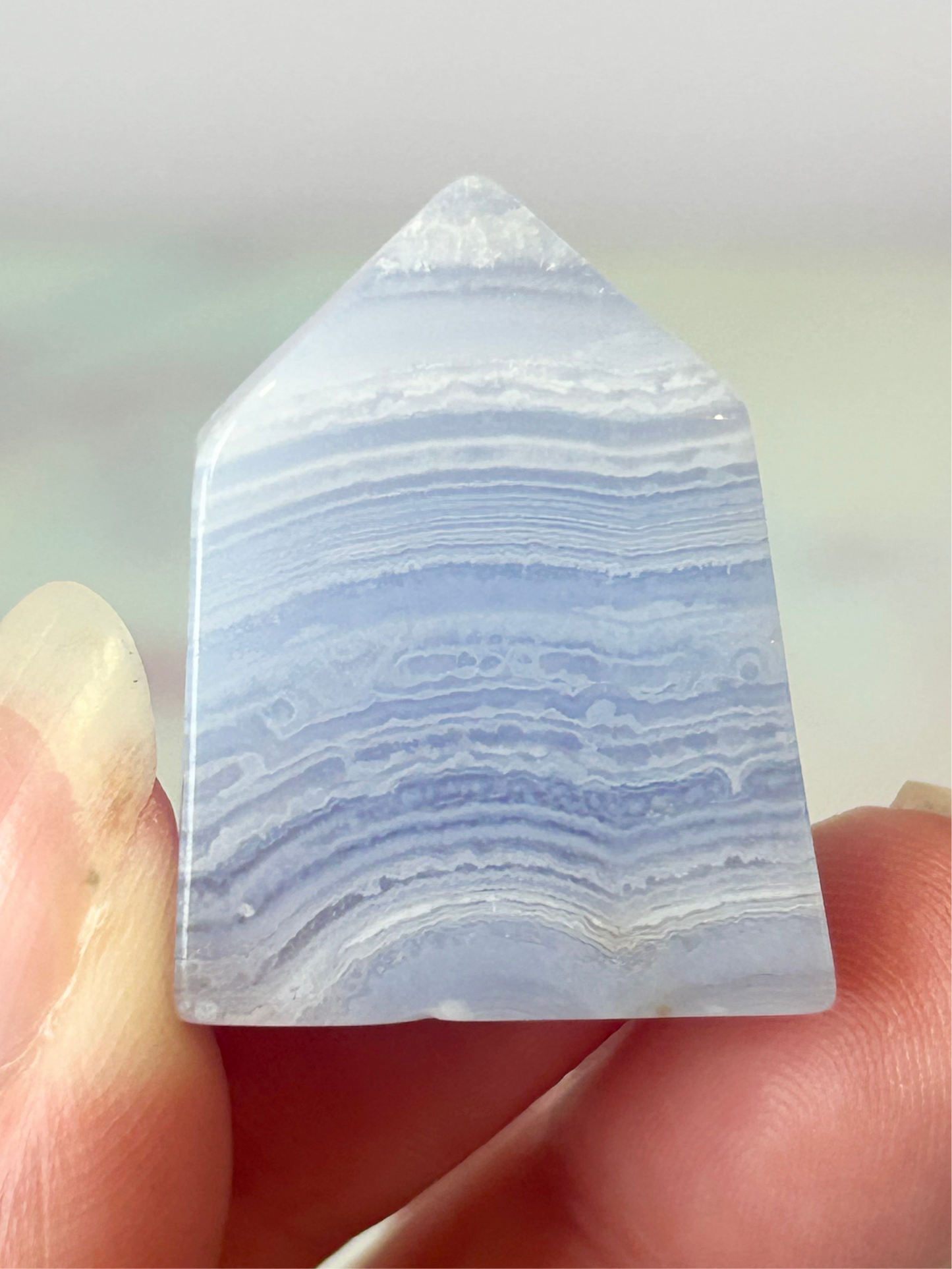 Blue Lace Agate Towers