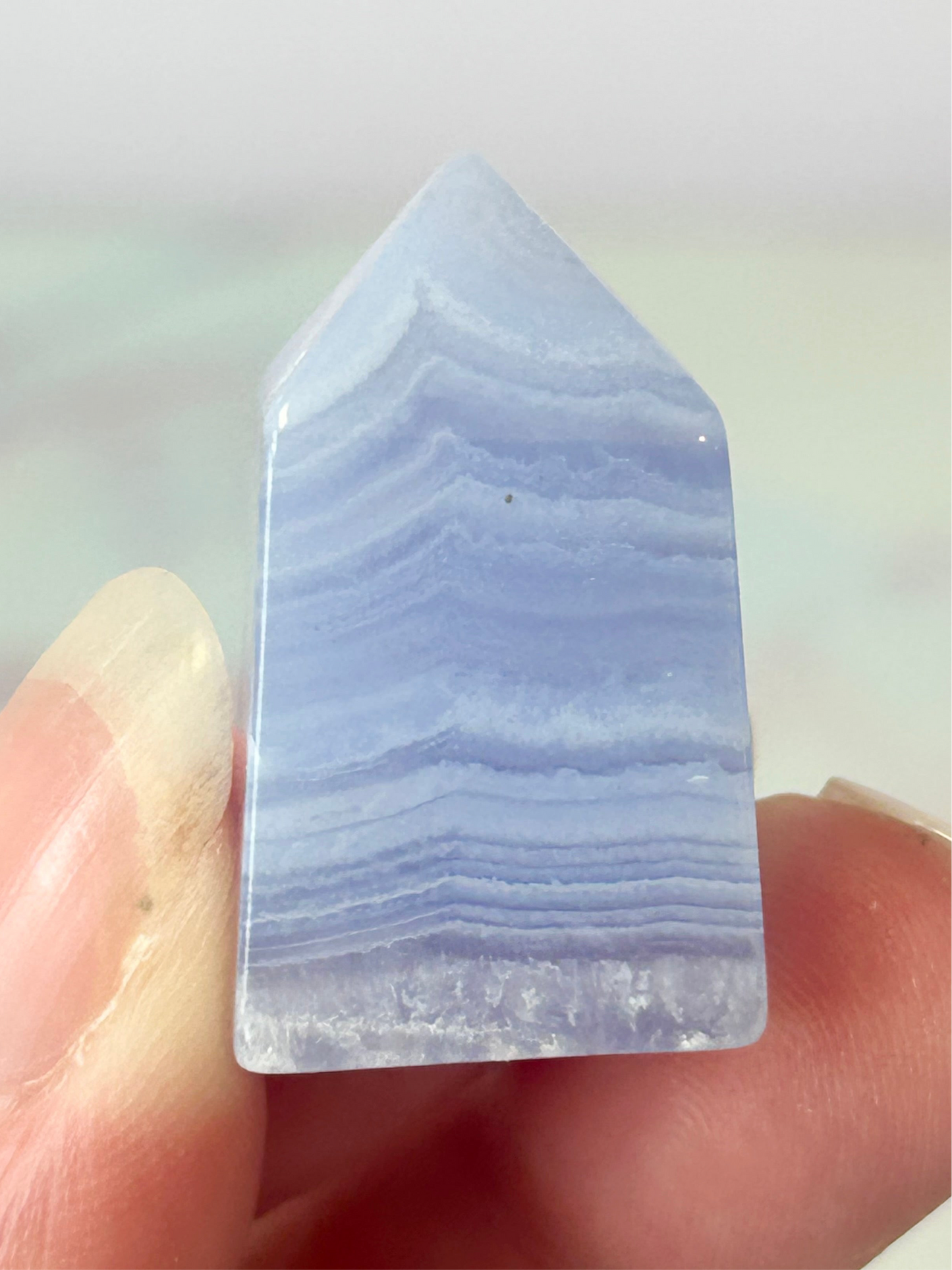 Blue Lace Agate Towers