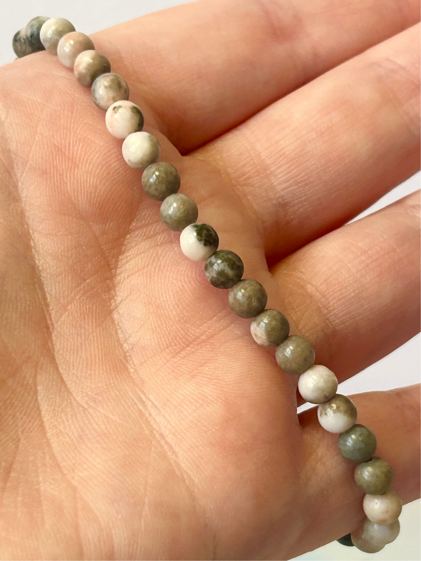 Zebra Jasper Bracelet 4mm