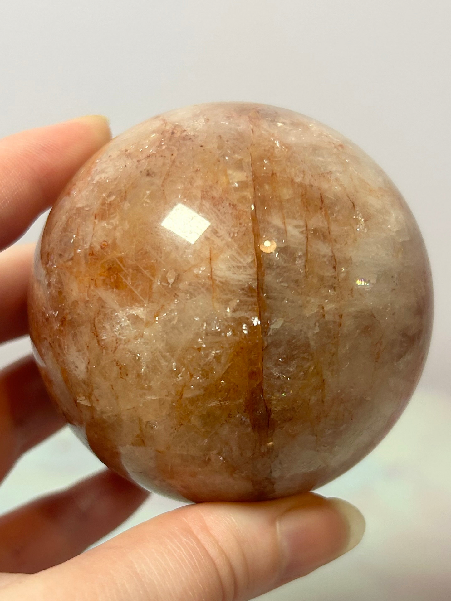 Fire Quartz Sphere B
