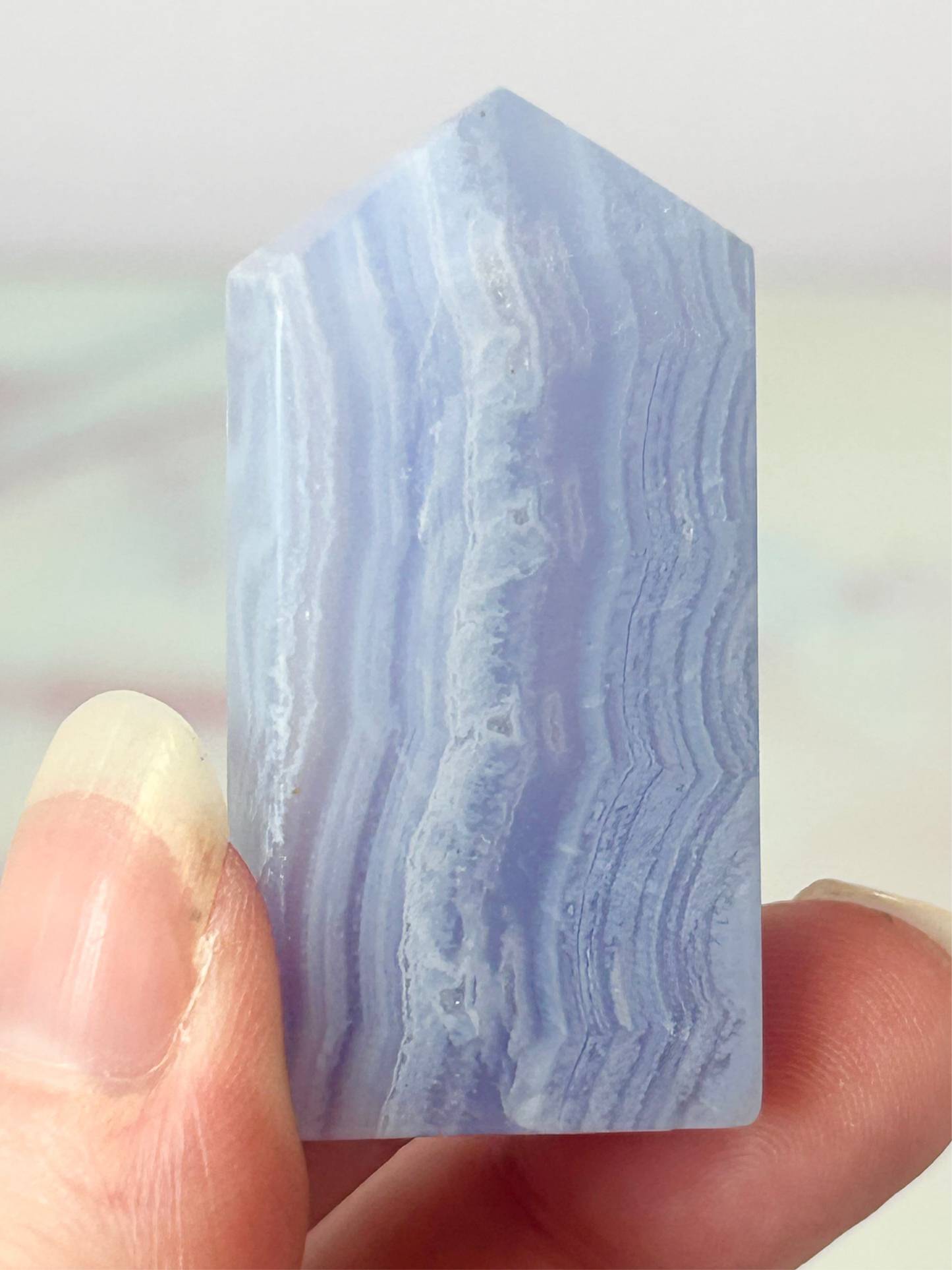 Blue Lace Agate Towers
