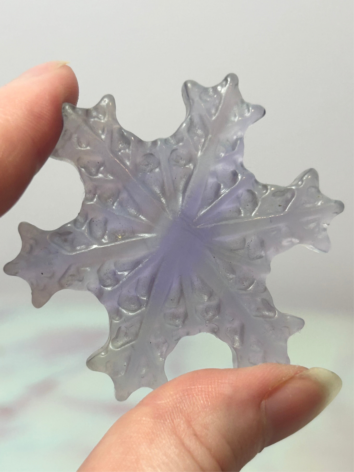 Fluorite Snowflake