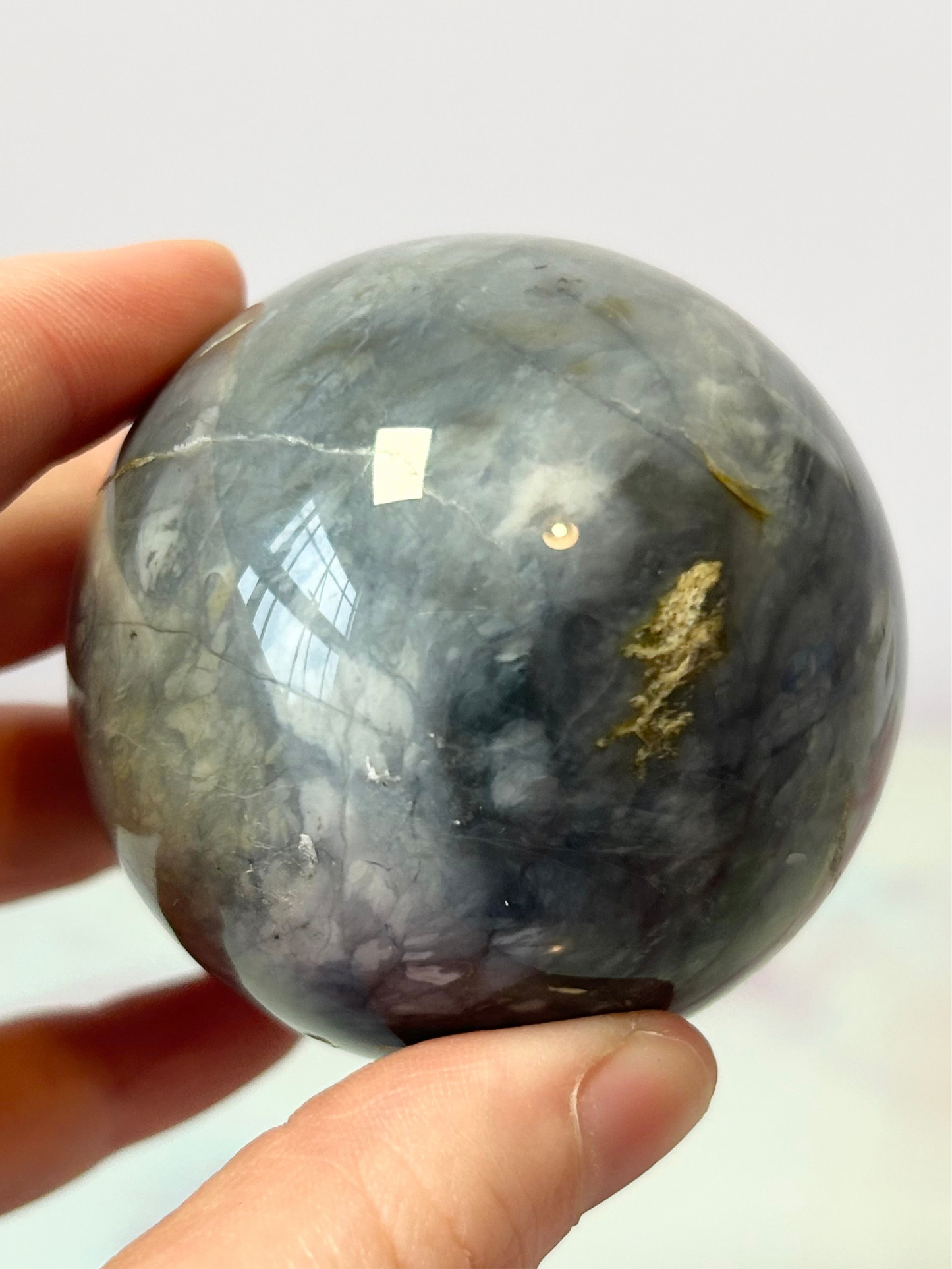 Purple Chalcedony Sphere B