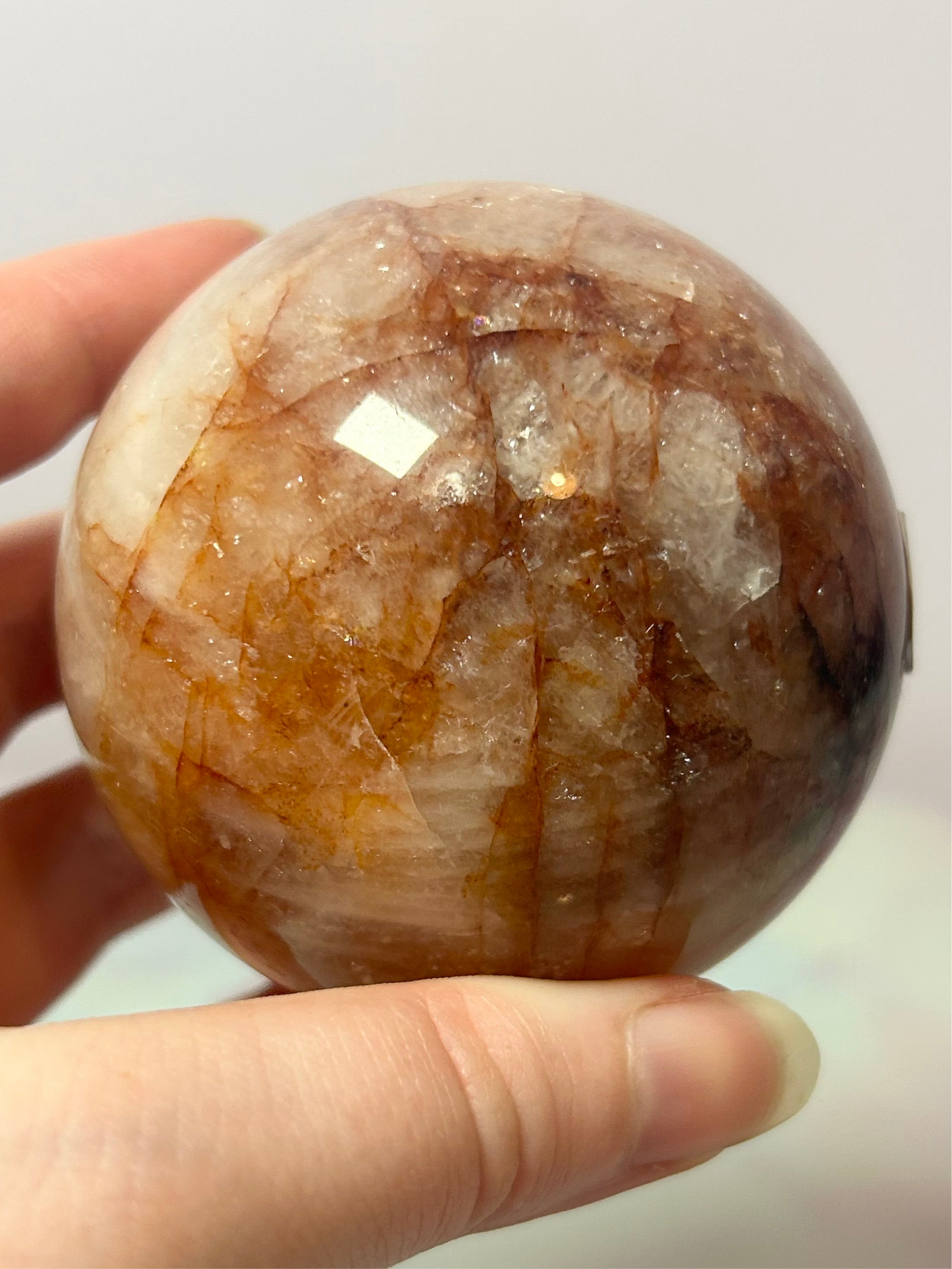 Fire Quartz Sphere B