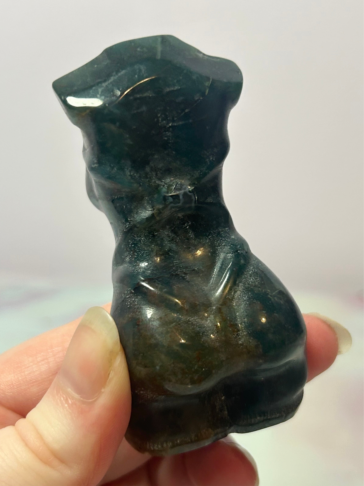 Moss Agate Goddess Body