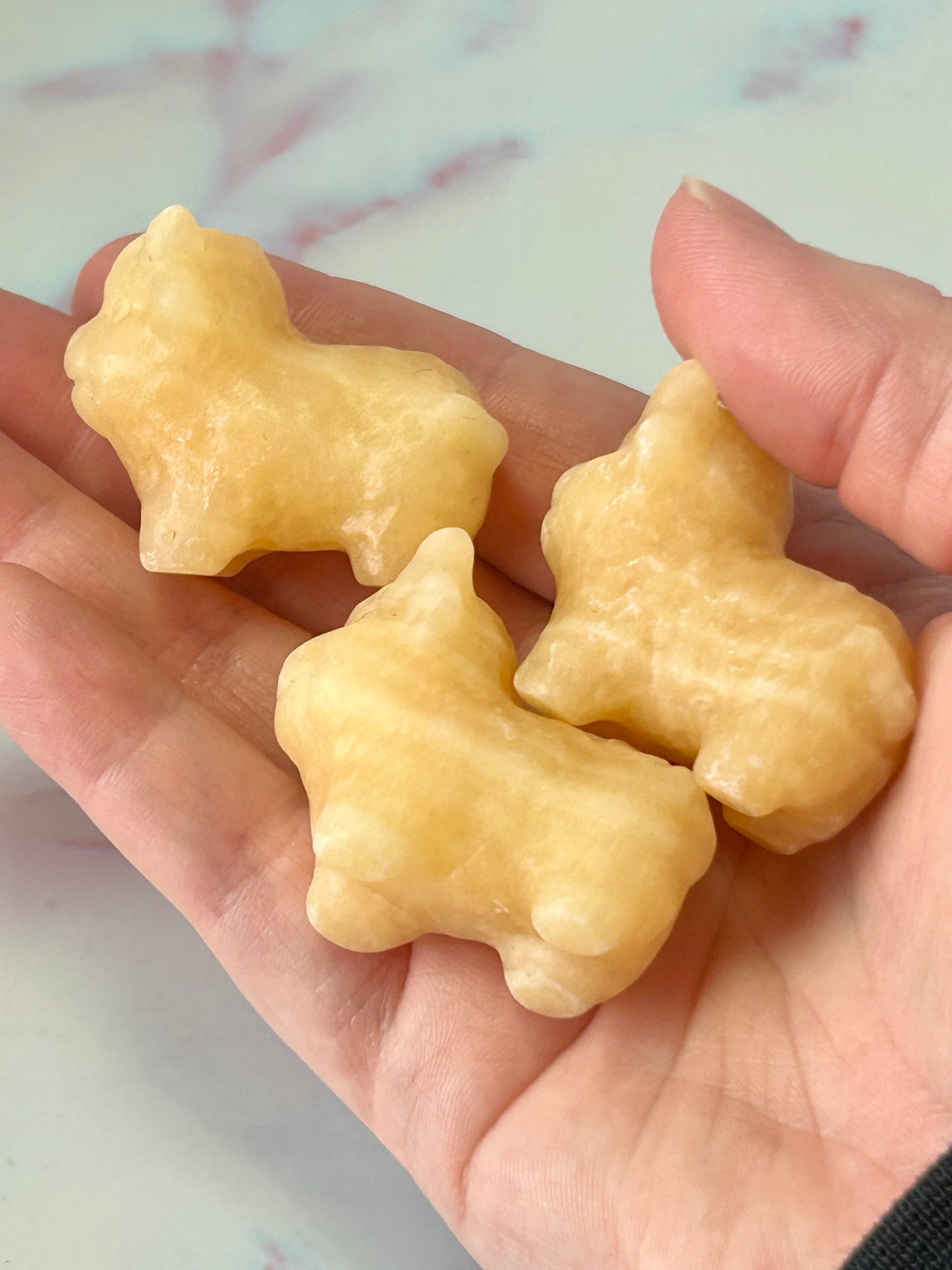 Yellow Calcite Highland Cow