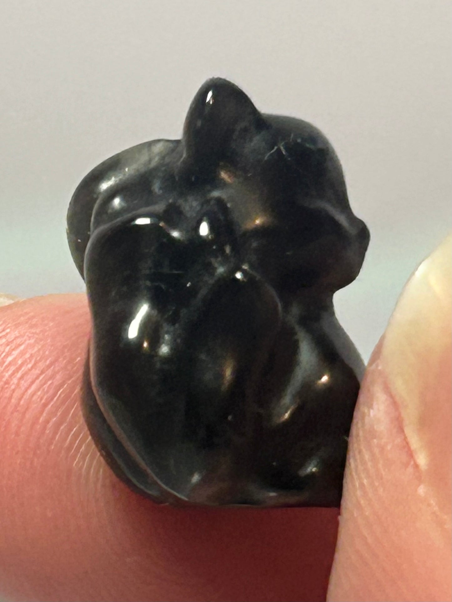 Silver Sheen Obsidian Fox