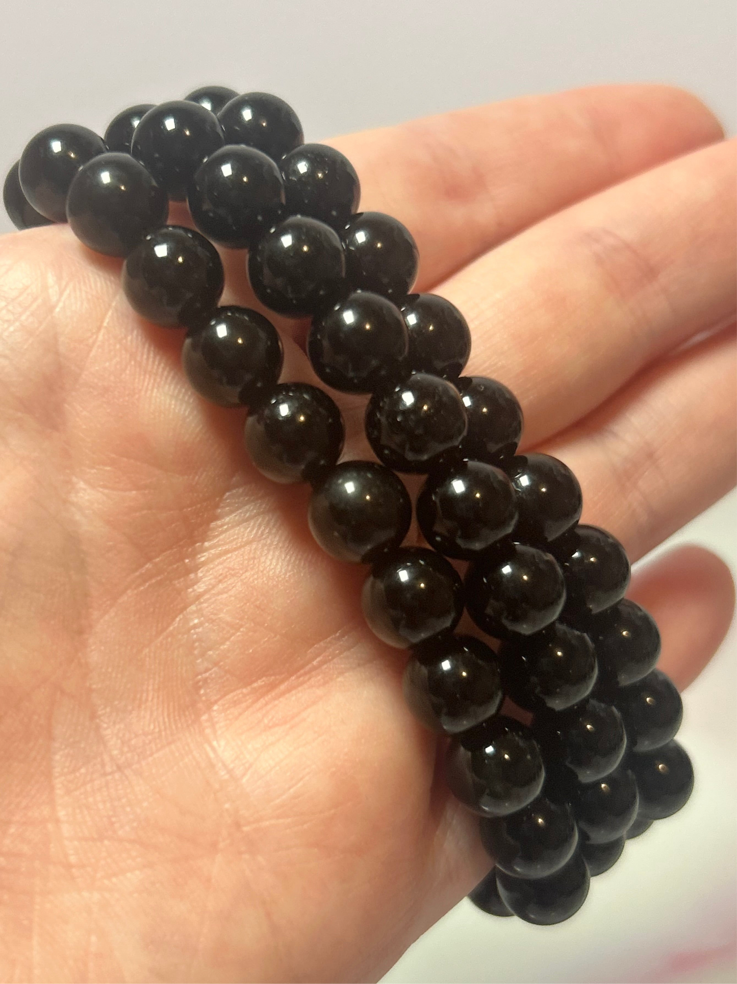 Black Obsidian Bracelet 8mm