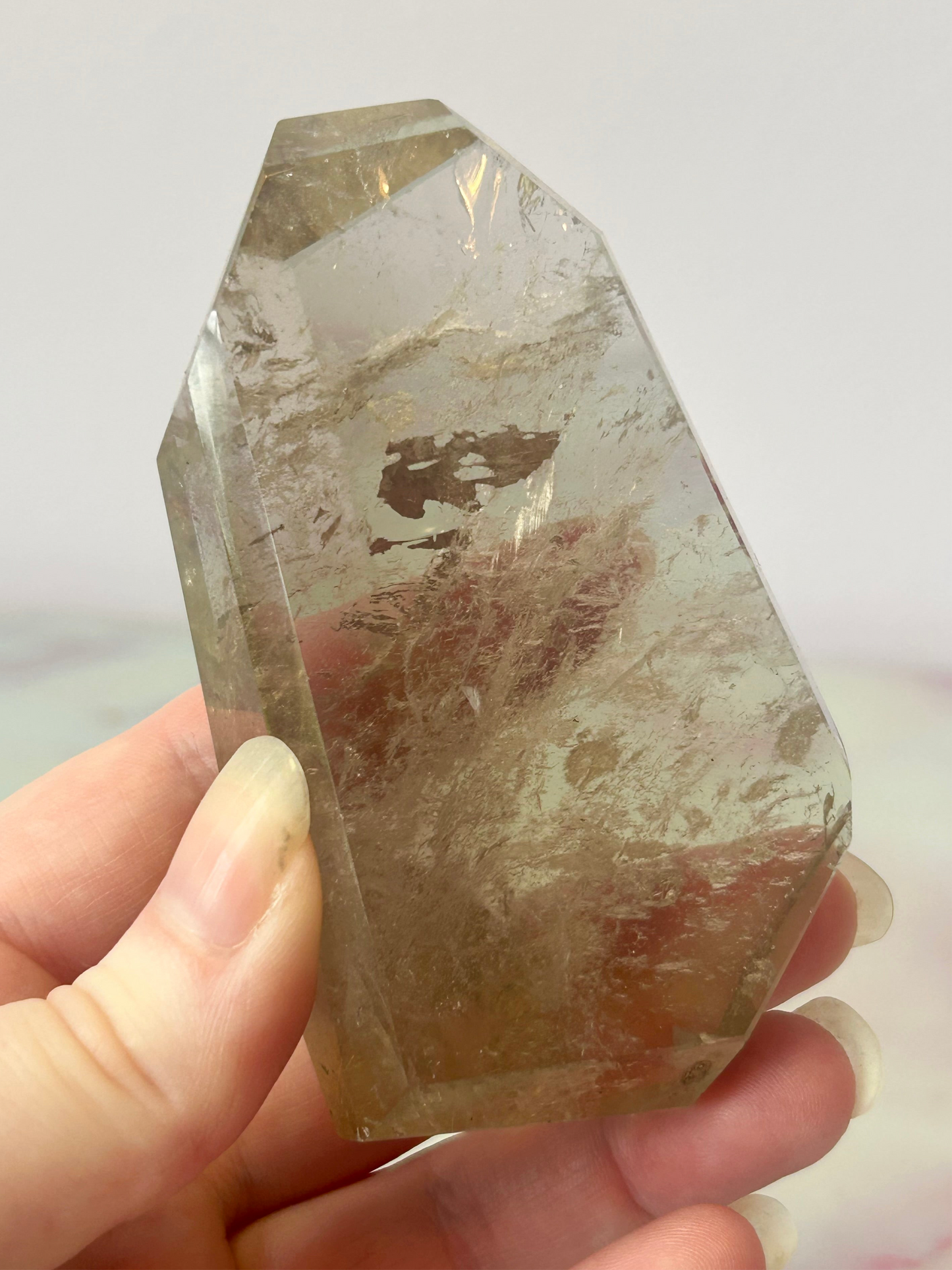 Smokey Quartz Freeform on Stand