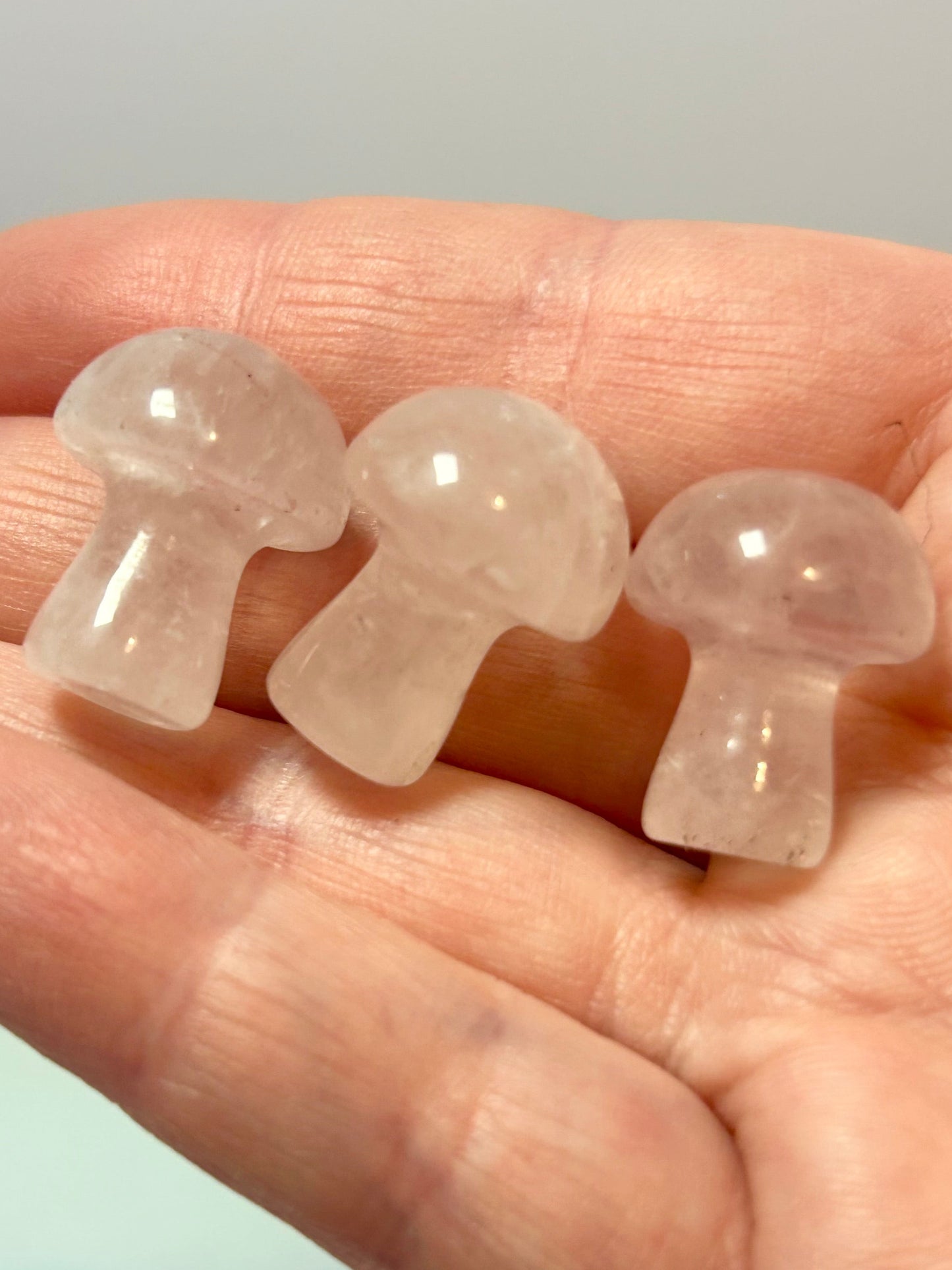 Rose Quartz Mushroom