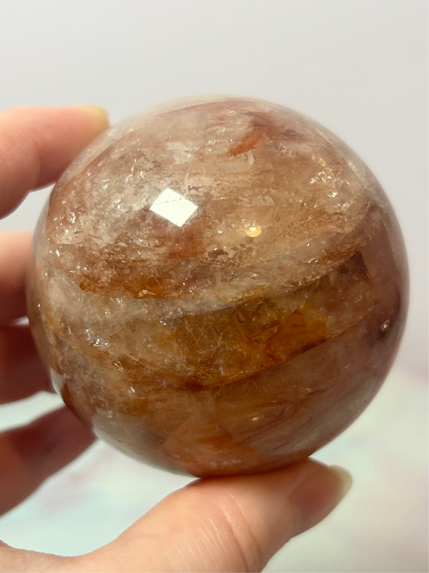 Fire Quartz Sphere A