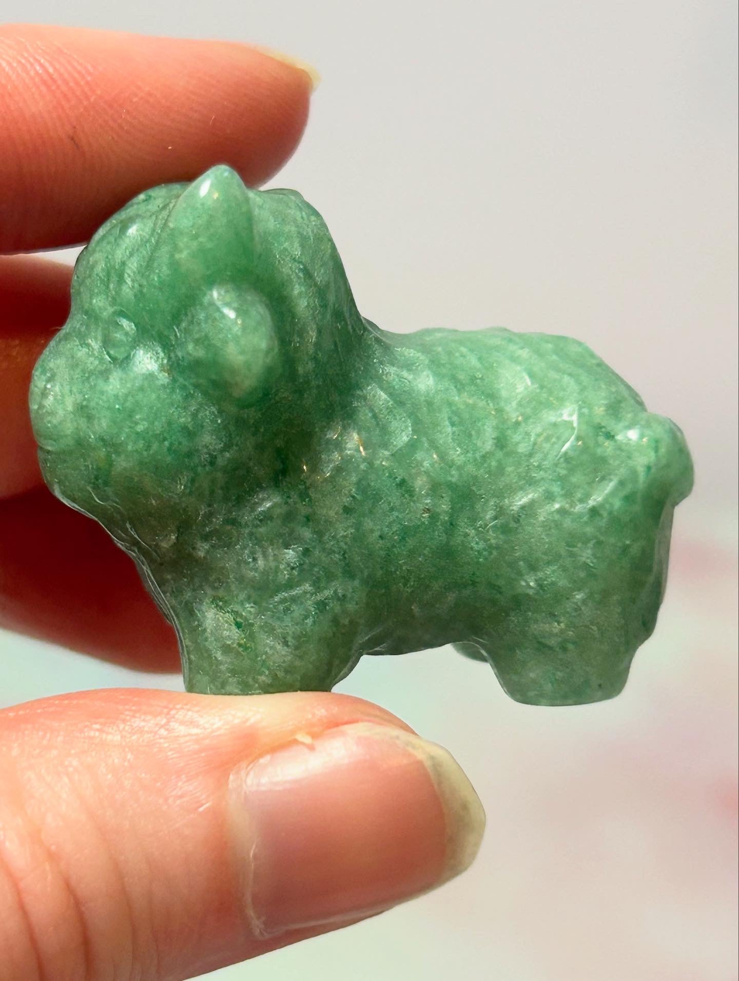 Green Aventurine Highland Cow