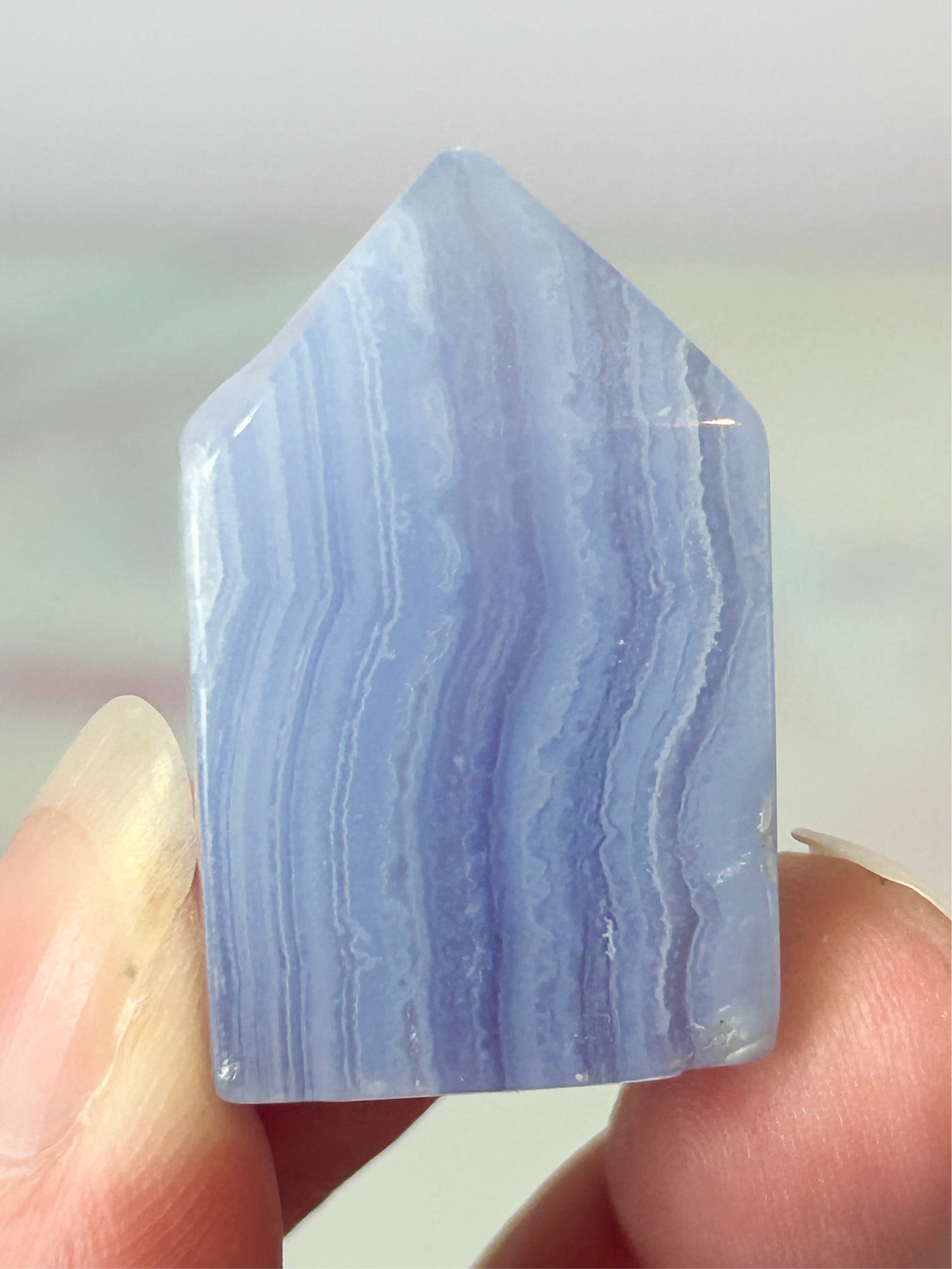 Blue Lace Agate Towers