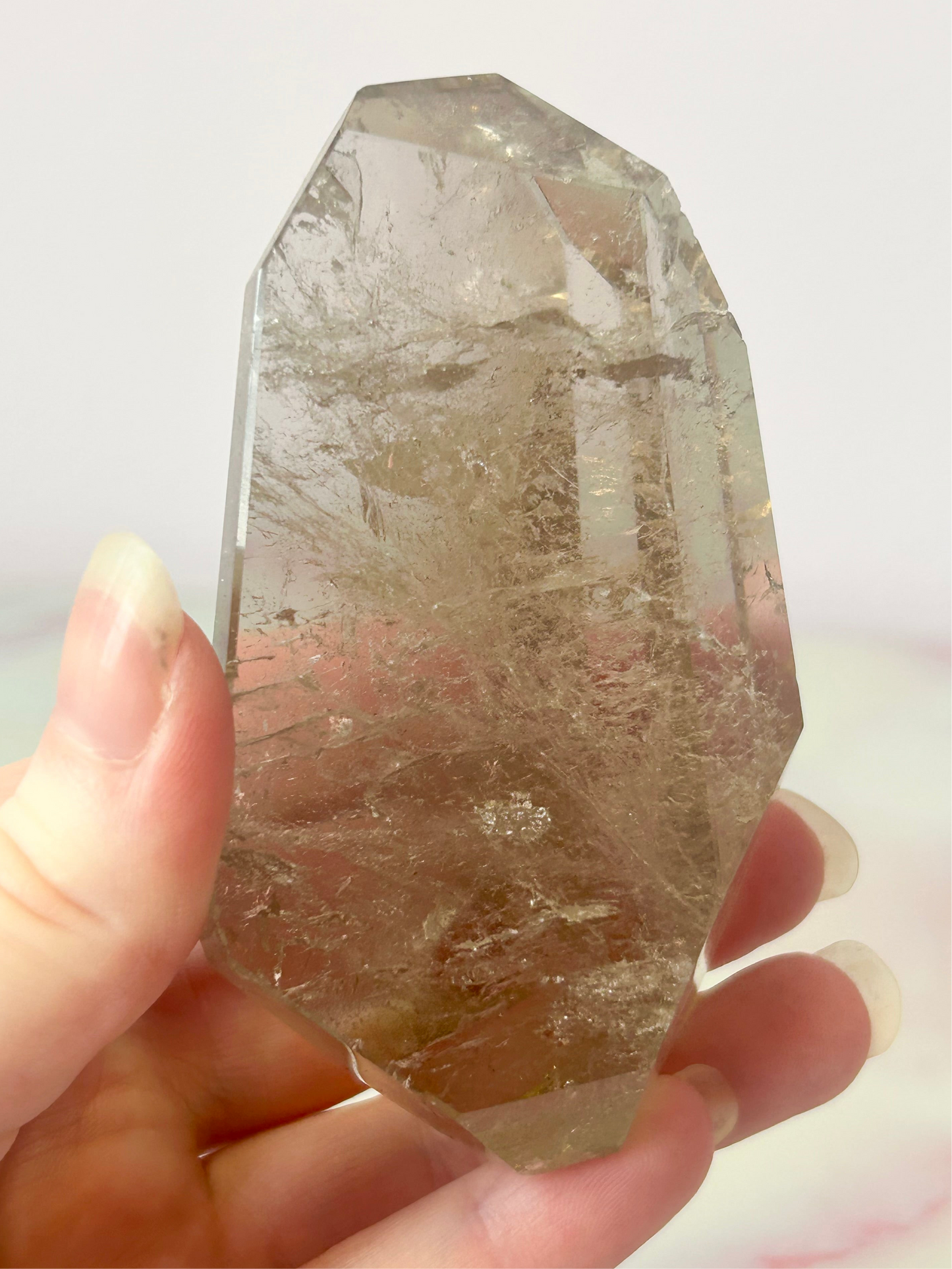 Smokey Quartz Freeform on Stand