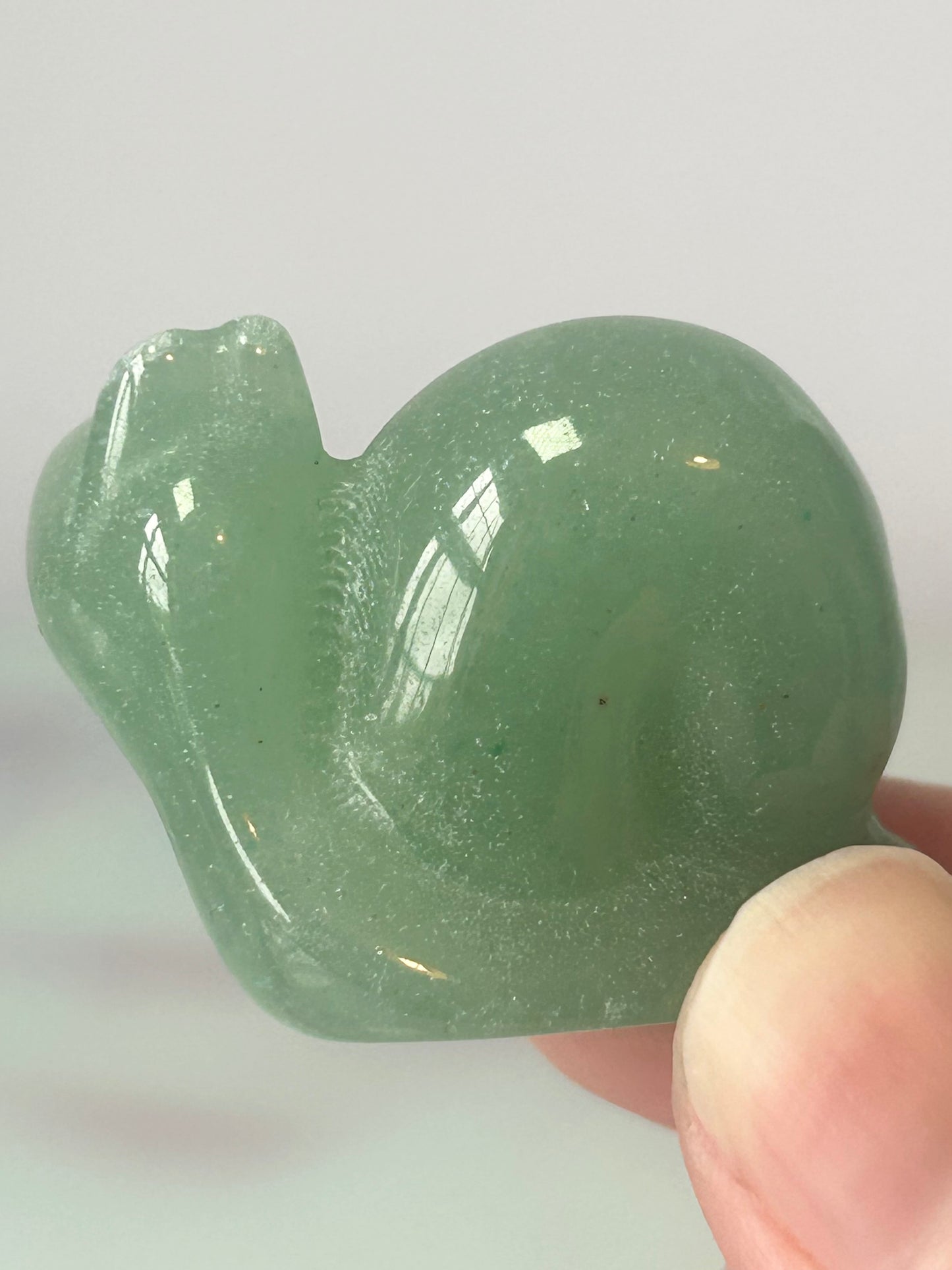 Green Aventurine Snail