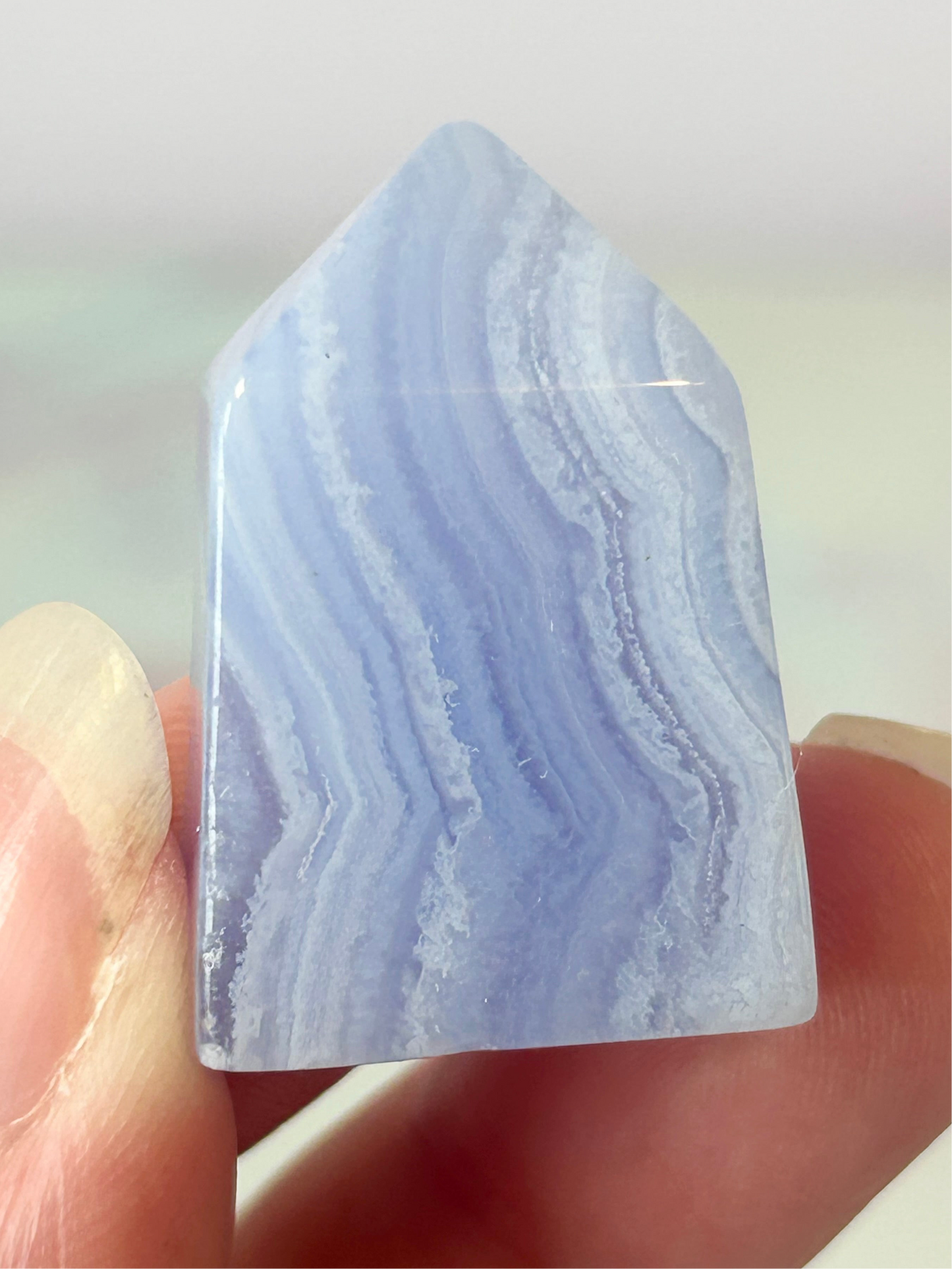Blue Lace Agate Towers
